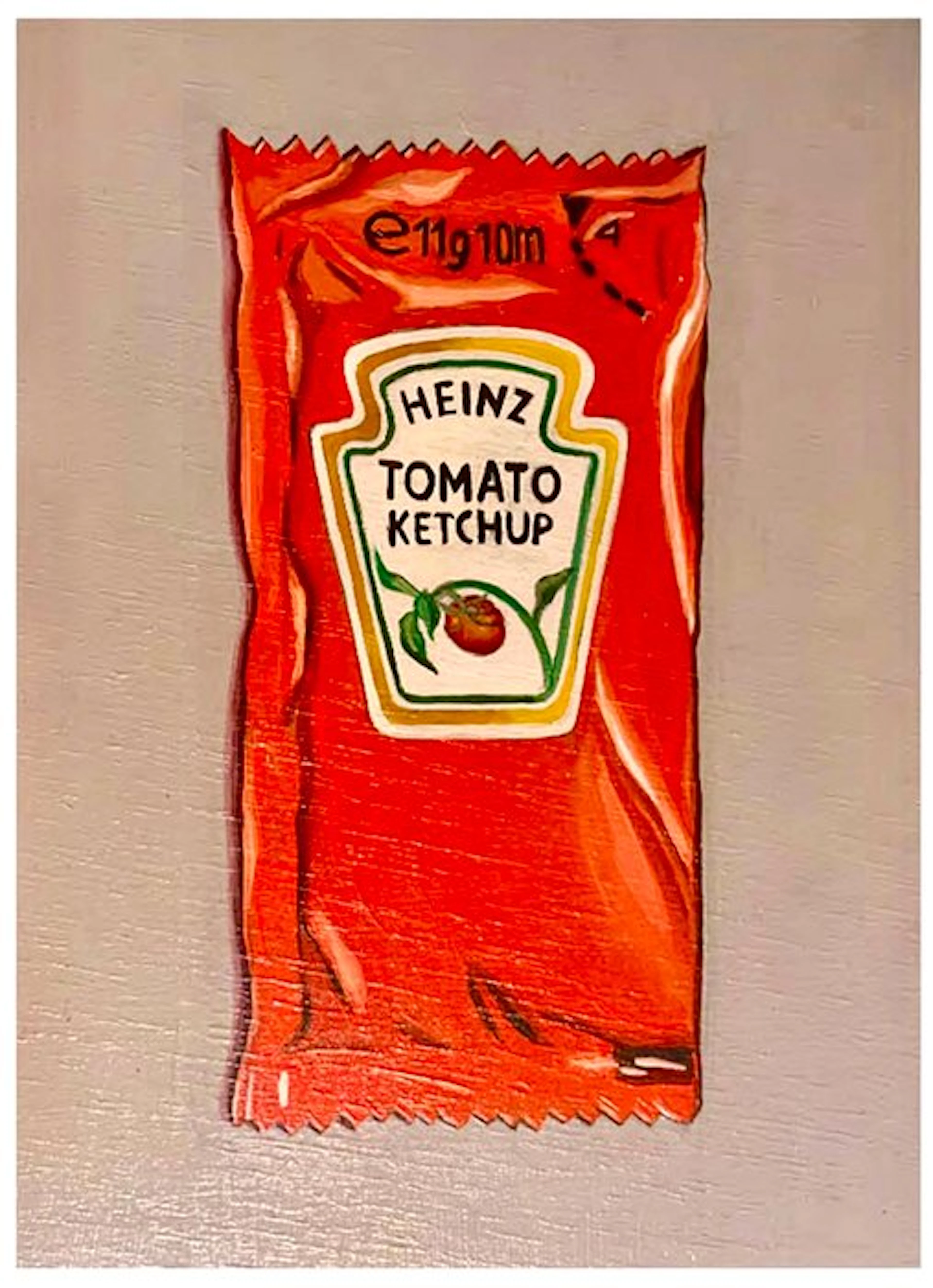 Antonio Valenzuela - Ketchup - Acrilic on wood