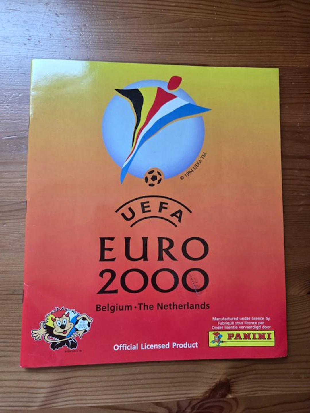 2000 Panini Euro 2000 - 1 Empty Album - Excellent (EX)