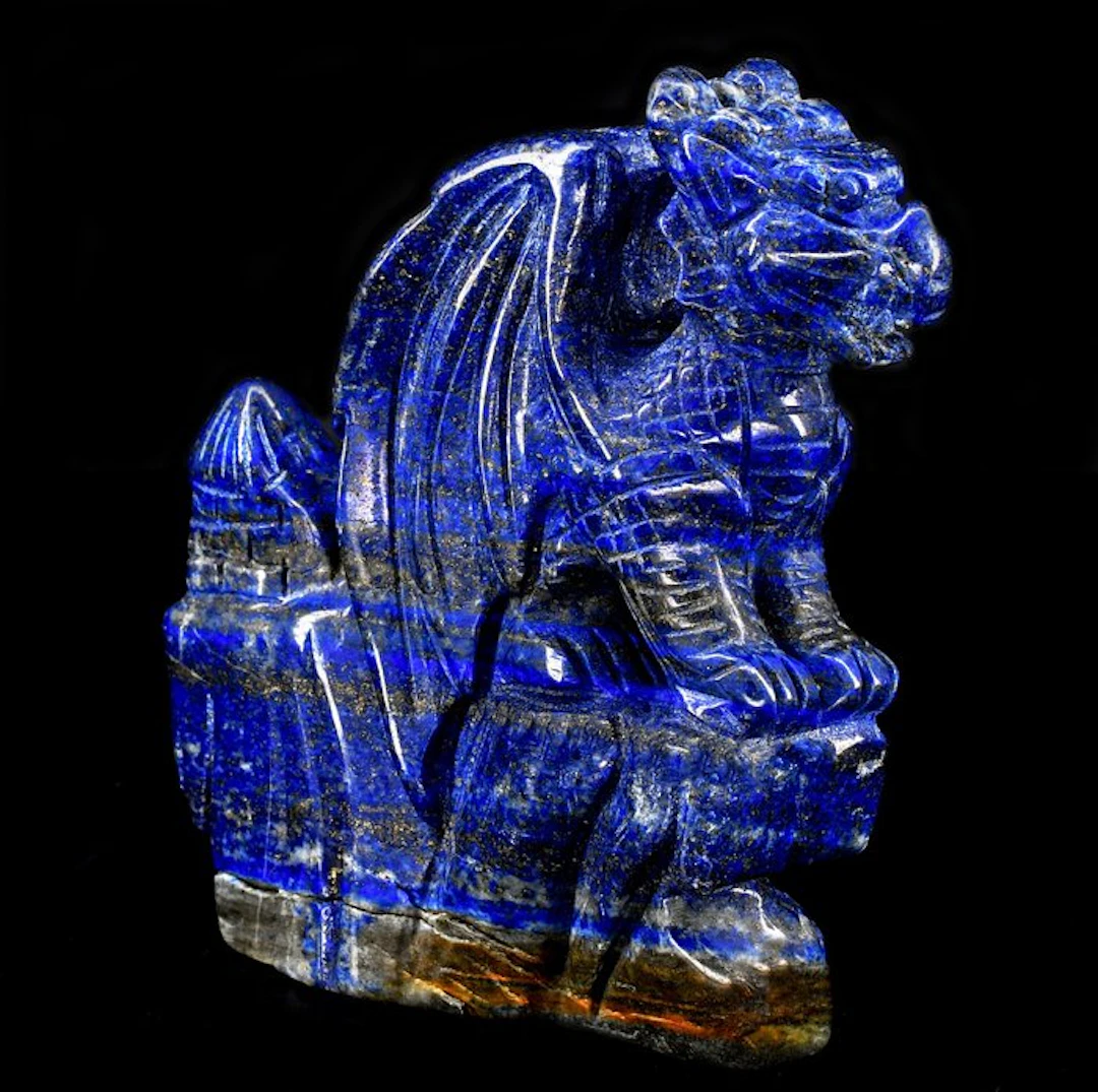 Wonderful Lapis Lazuli with Pyrite inclusions flying...