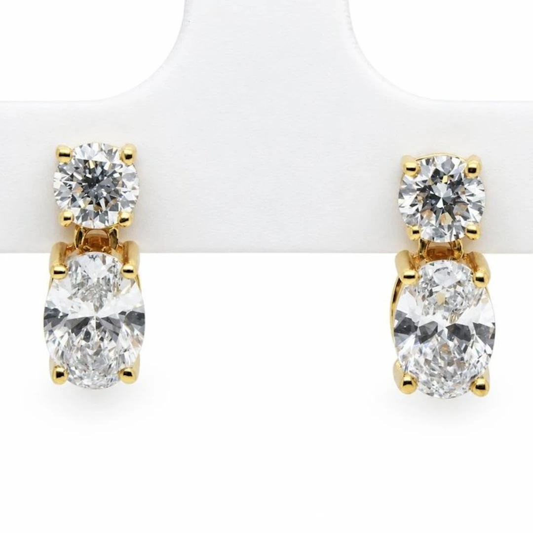 No reserve price - Earrings - 14 kt