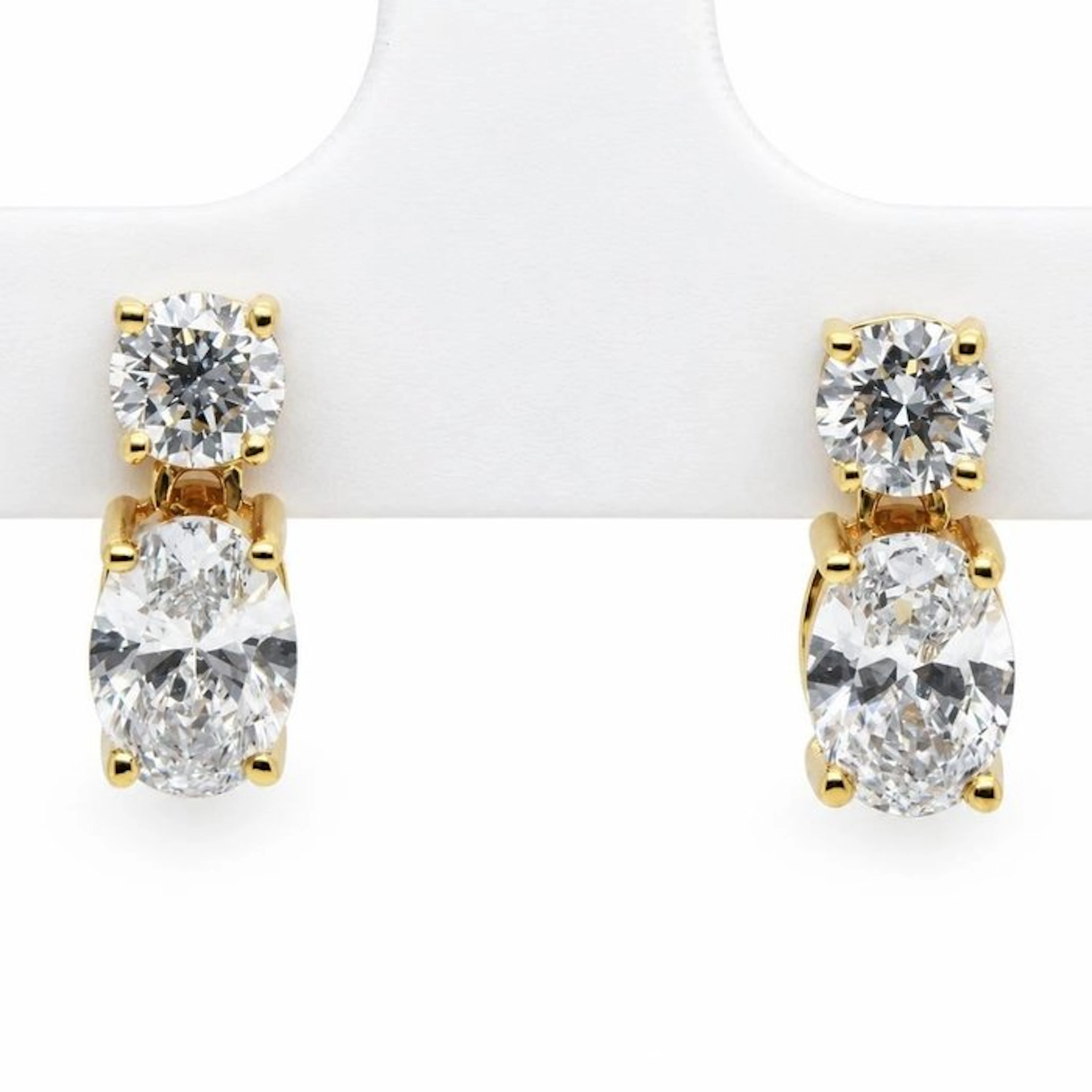 No reserve price - Earrings - 14 kt