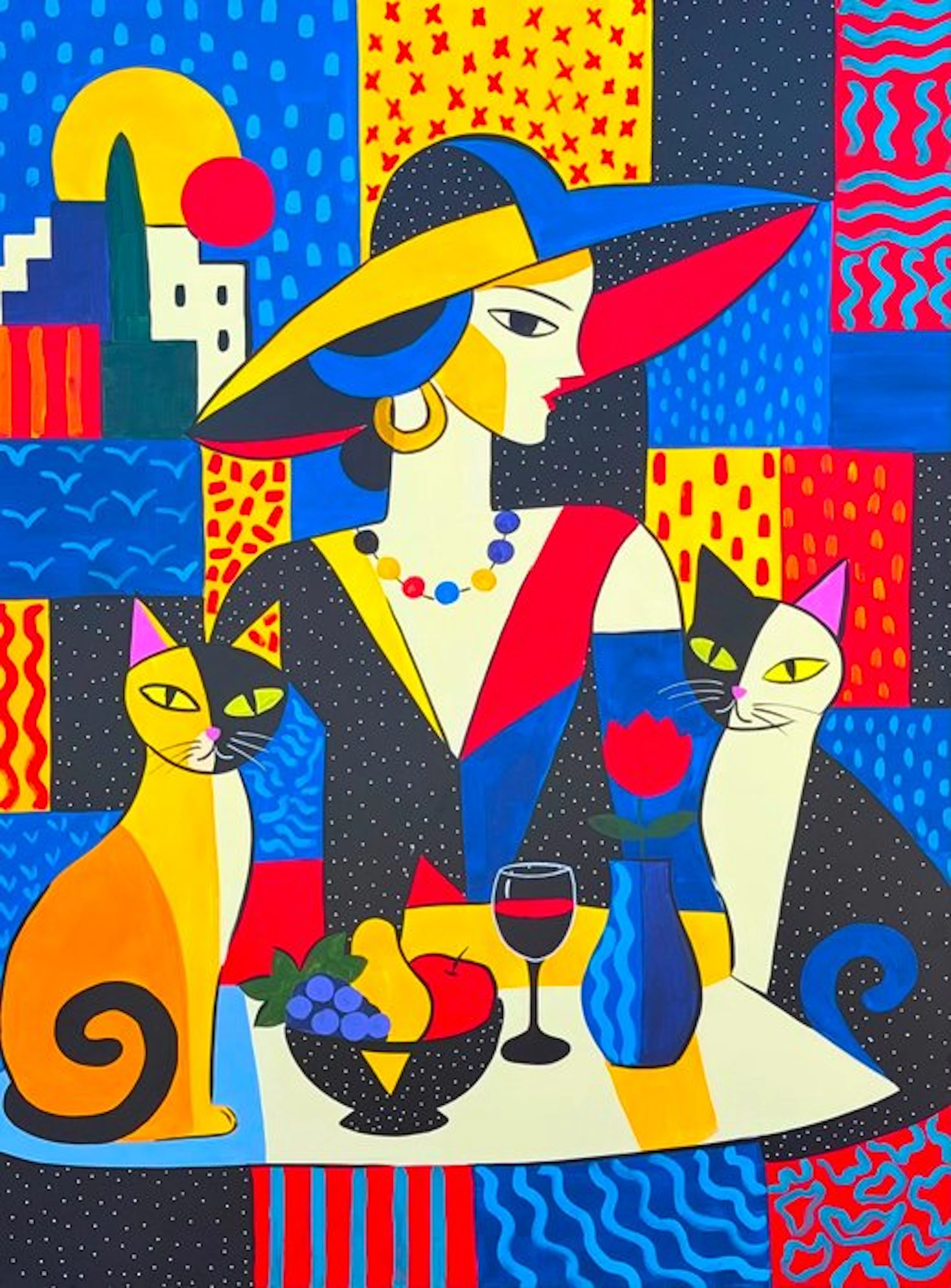 Adri Q - XL - Tarde de Sofisticación - 120 x 90 cm