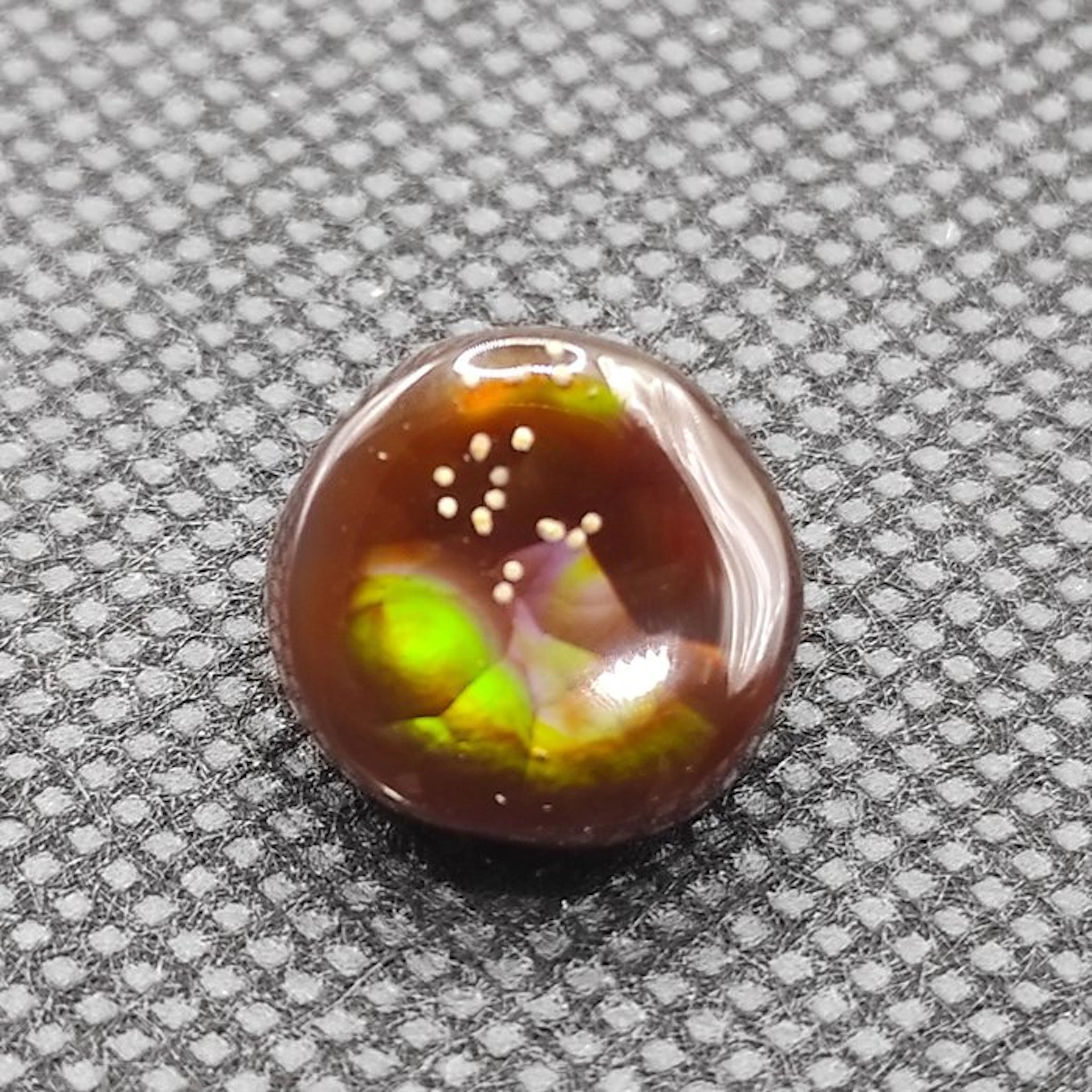Agata of Fire Cabochon- 2.2 g - (1)