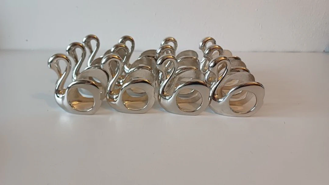 Bernard Masssard - Napkin ring (12) - Silverplated