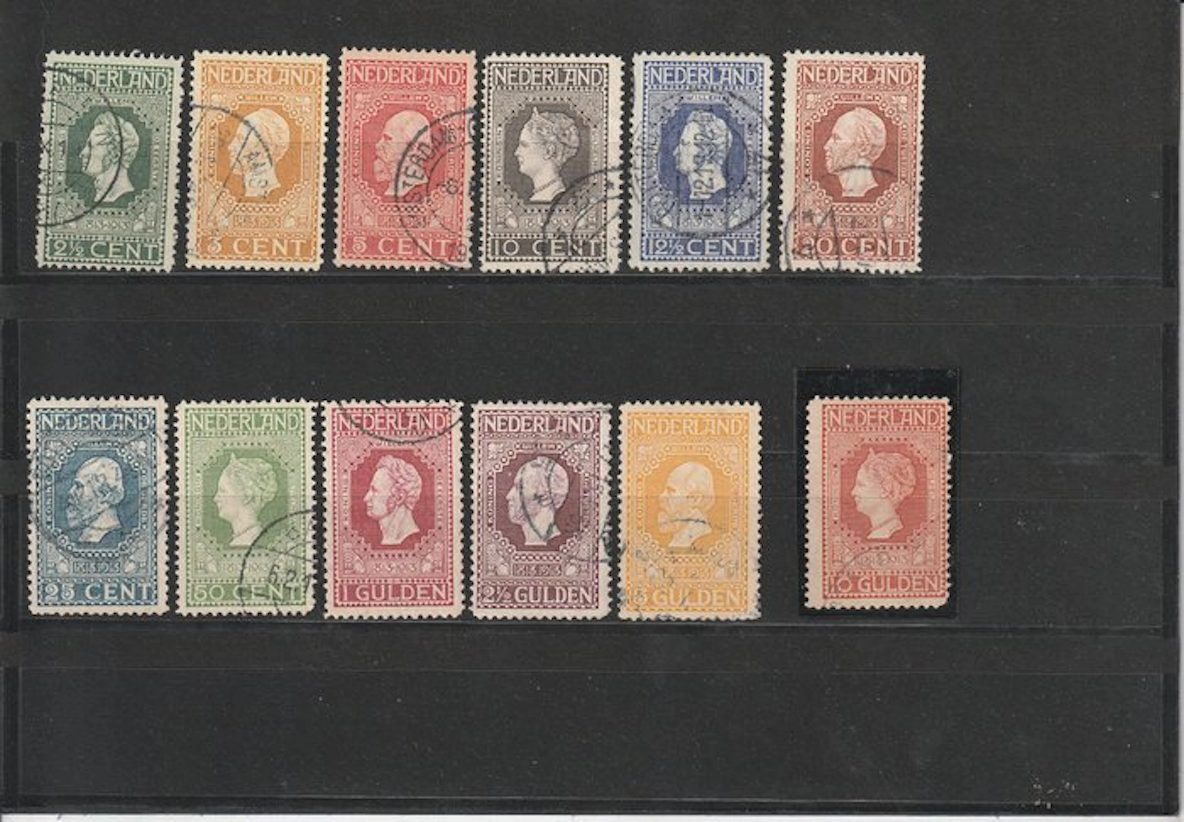 Netherlands 1913 - Jubilee series including the 10...