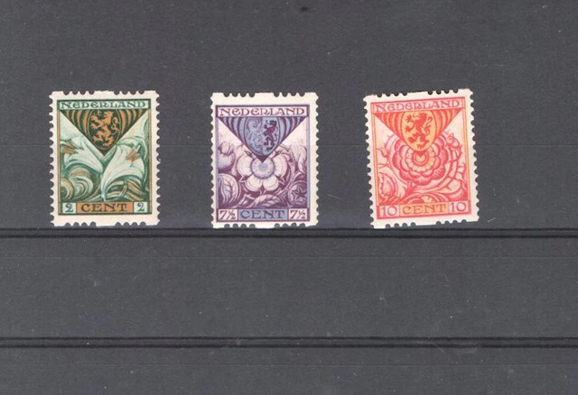 Netherlands 1925 - Rolling landing, child, mint. - NVPH R71/R73