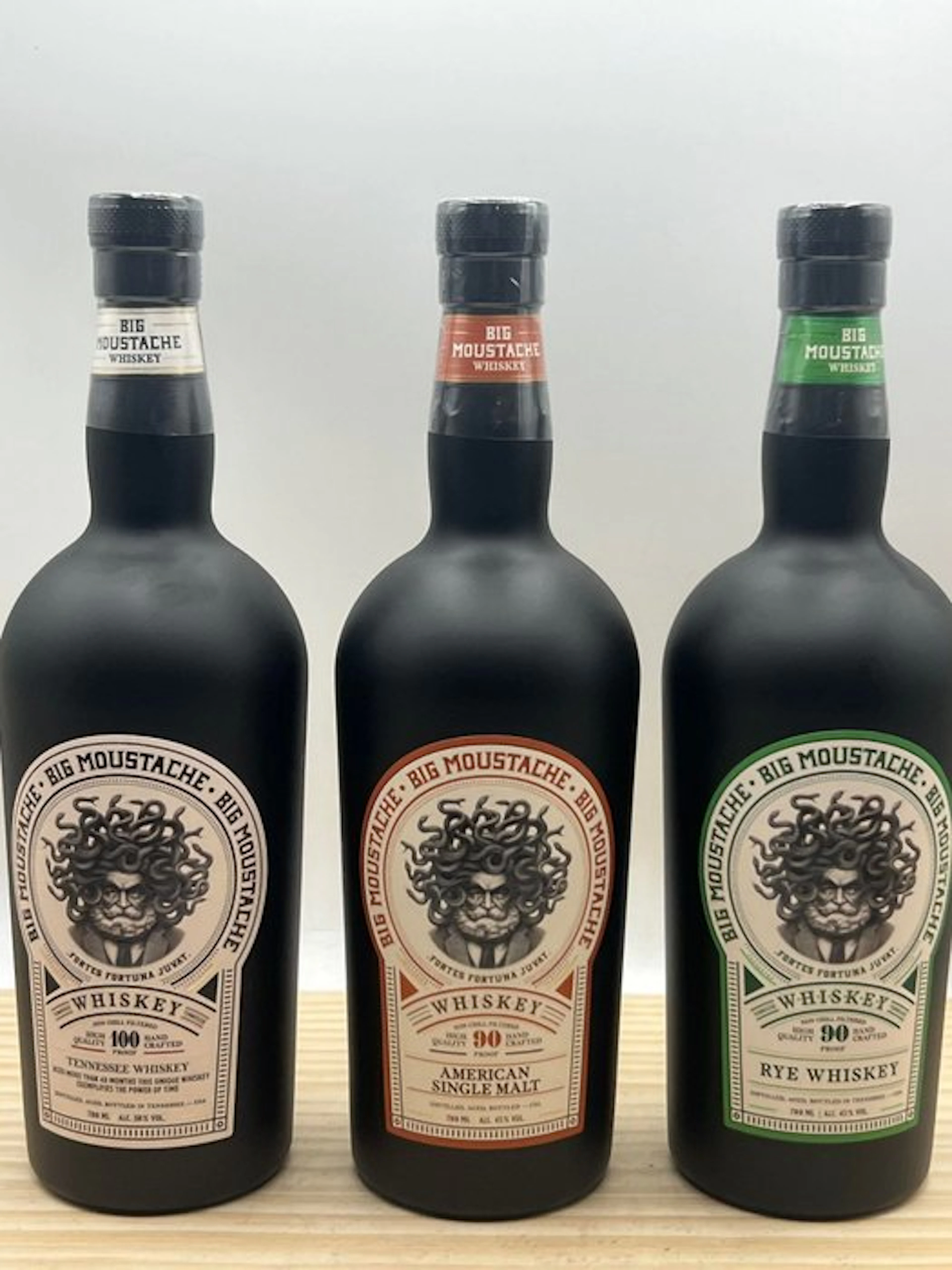 Big Moustache - 100 Proof Tennessee + 90 Proof Single...