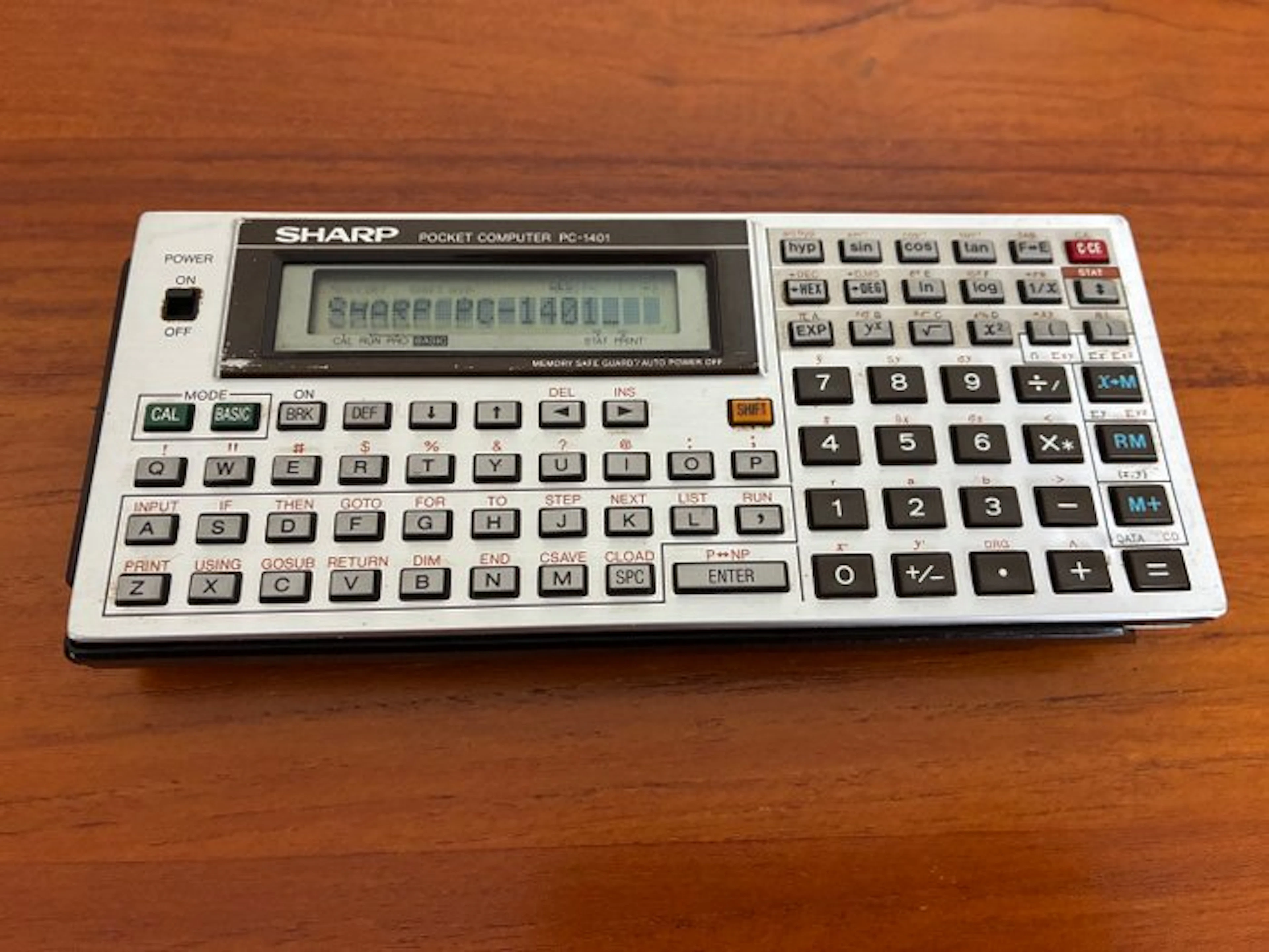 Sharp PC-1401 Pocket Computer Made in Japan - Computer