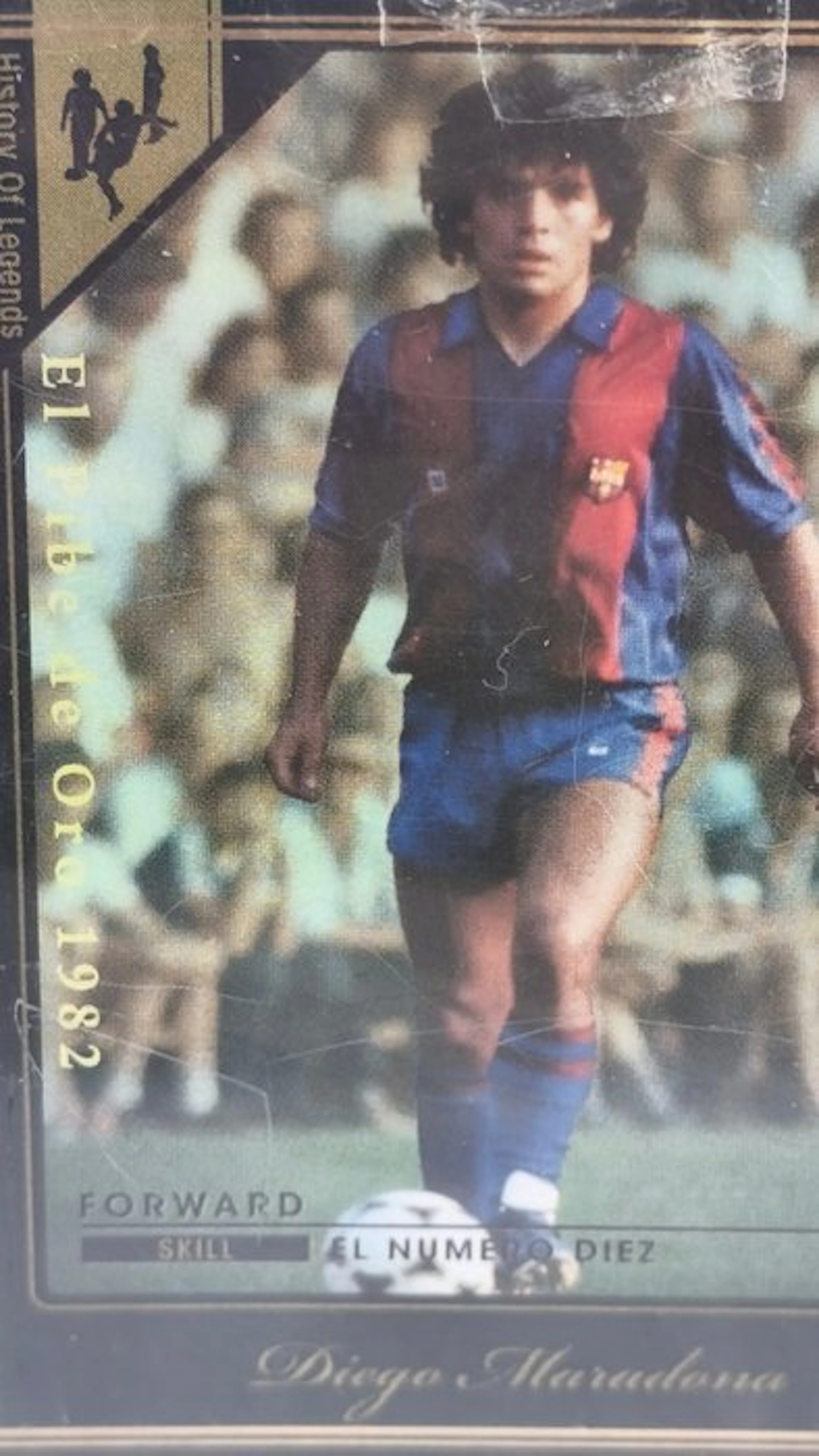 1982 Panini FC Barcelona Diego Maradona - 1 Card - Near Mint (NM)