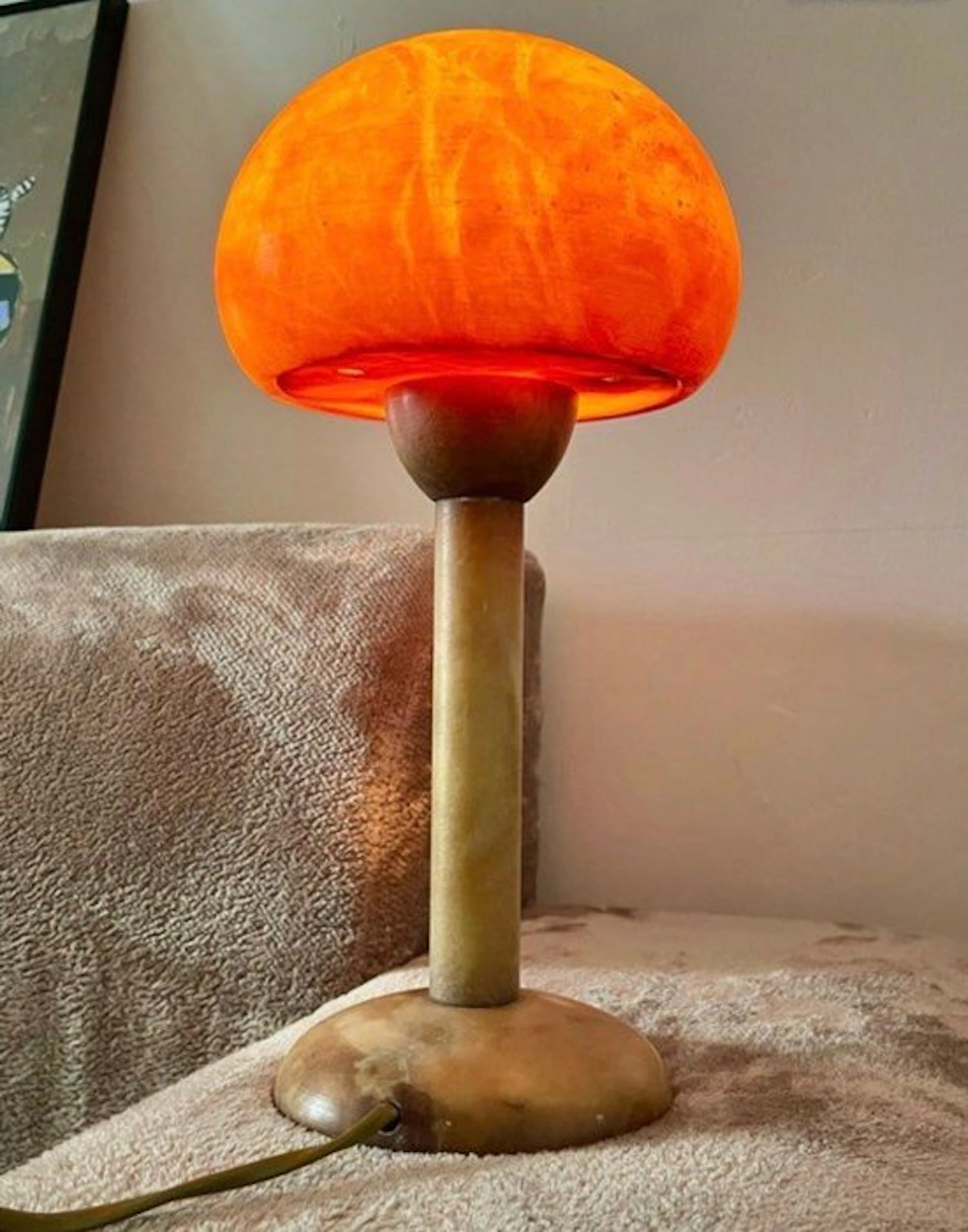 Buffet table lamp - Alabaster