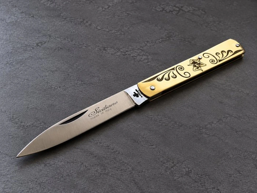 Siciliano Fraraccio – Sfilato Siciliano in Ottone Inciso...