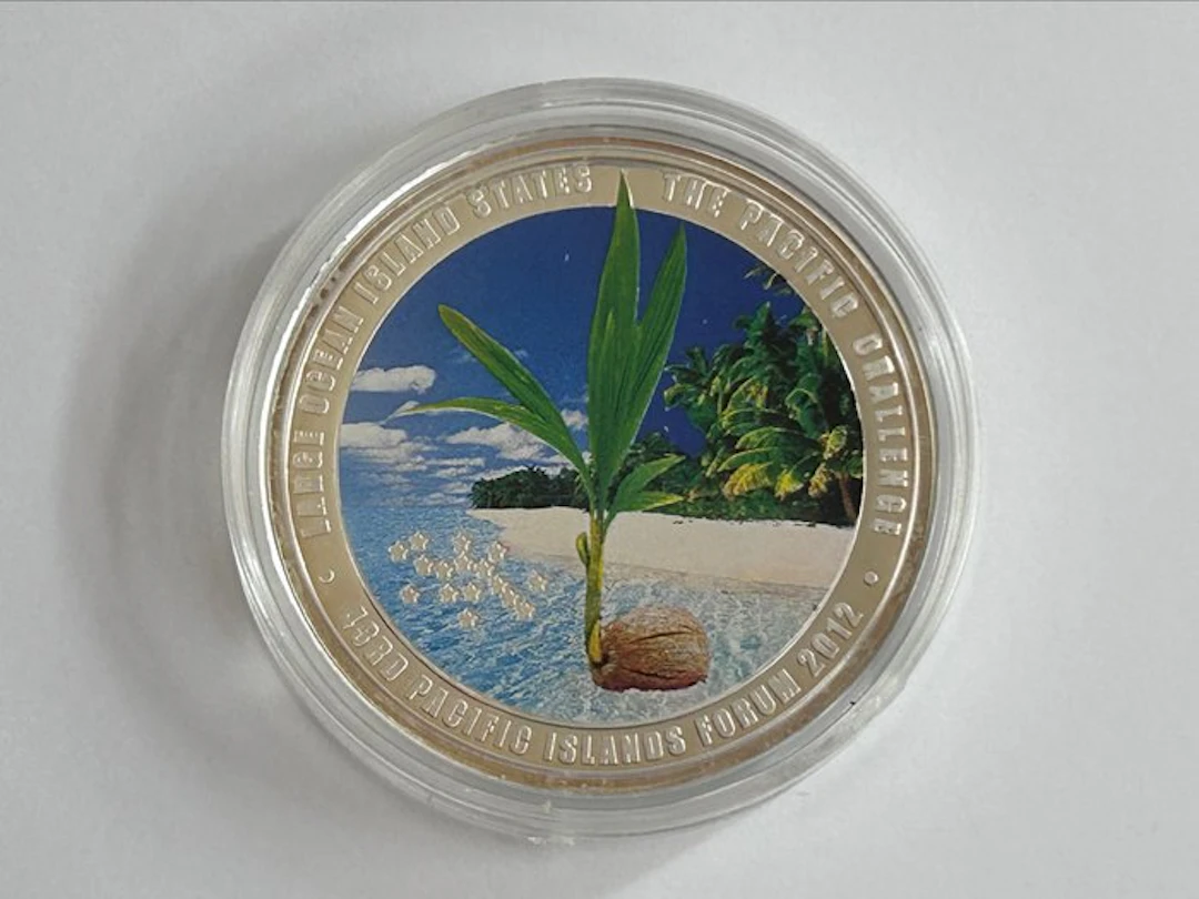 Cook Islands. 5 Dollars 2012, 43rd Pacific Islands Forum (No reserve price)