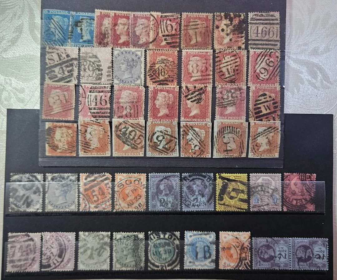 Great Britain 1851 - Queen Victoria with a mixed collection