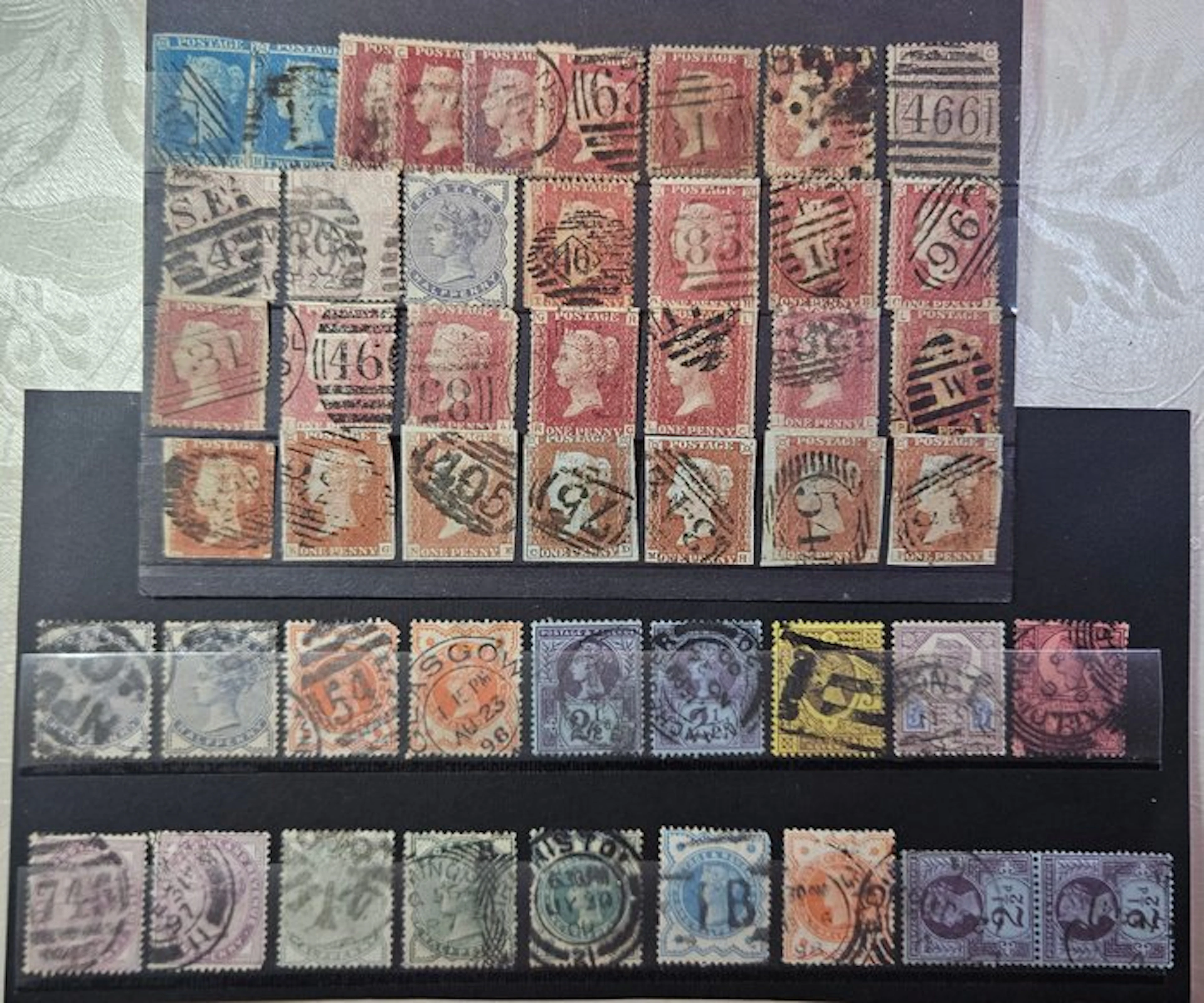 Great Britain 1851 - Queen Victoria with a mixed collection