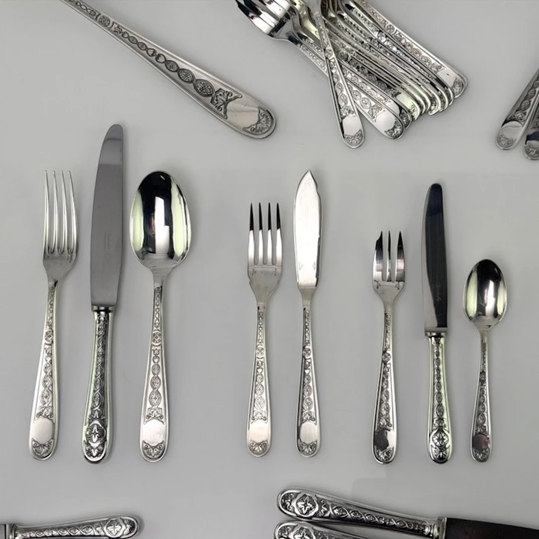 Christofle - Cutlery set (97) - Villeroy - approx