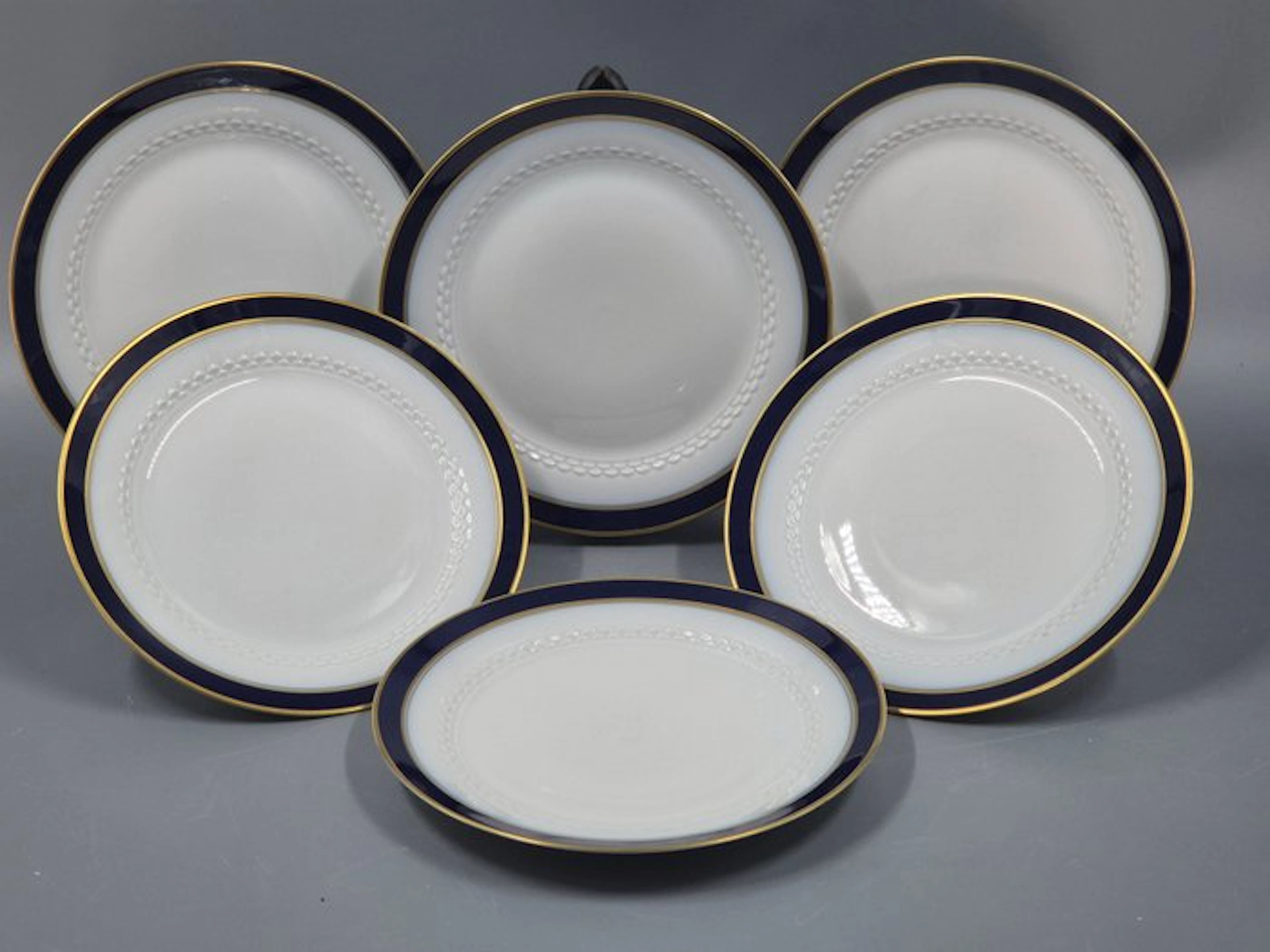Hutschenreuther Tirschenreuth Teller Set 6-teilig – Blau...