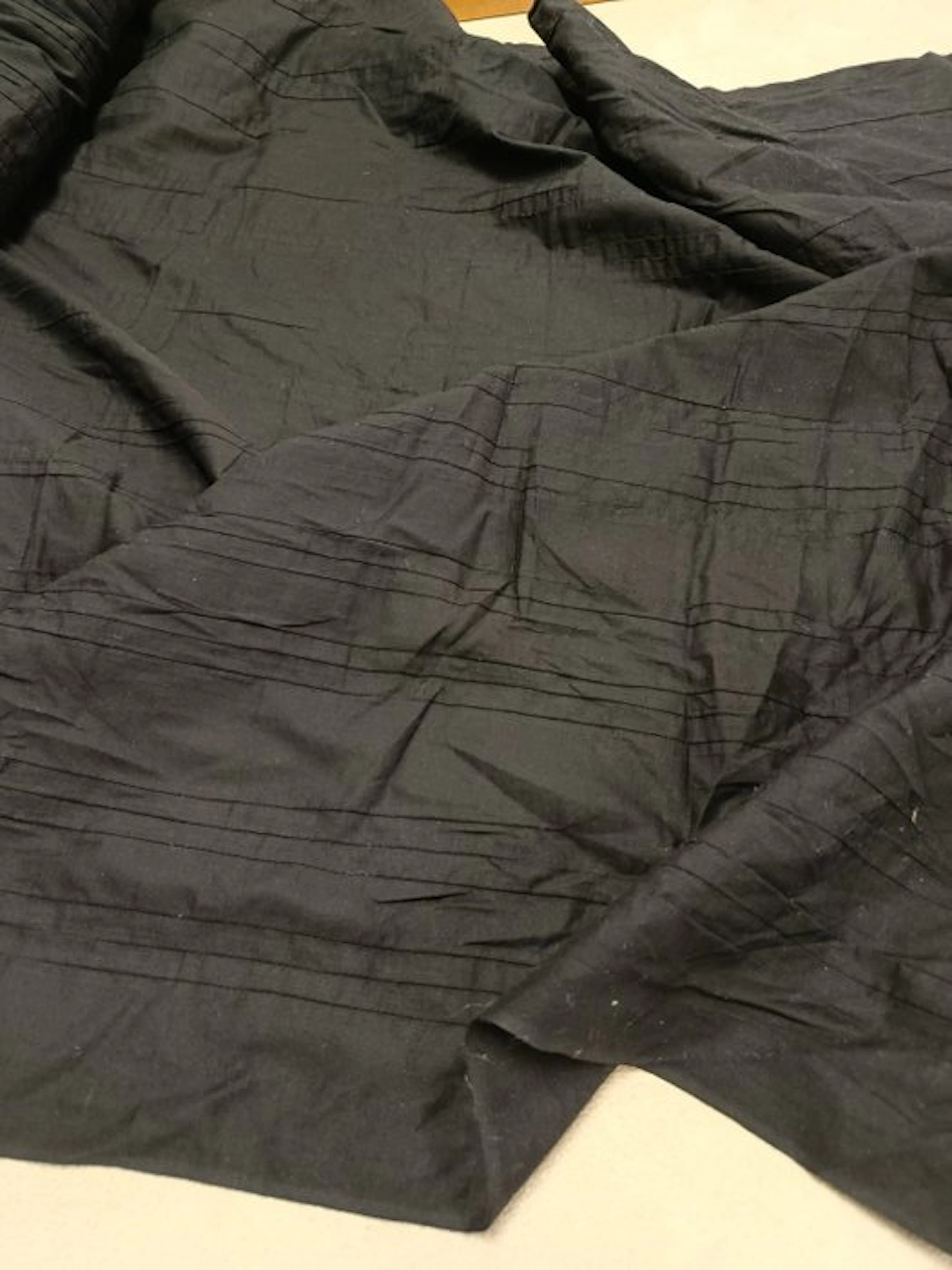 Stupendo cotone nero - Textile - 600 cm - 100 cm - Lightweight and durable