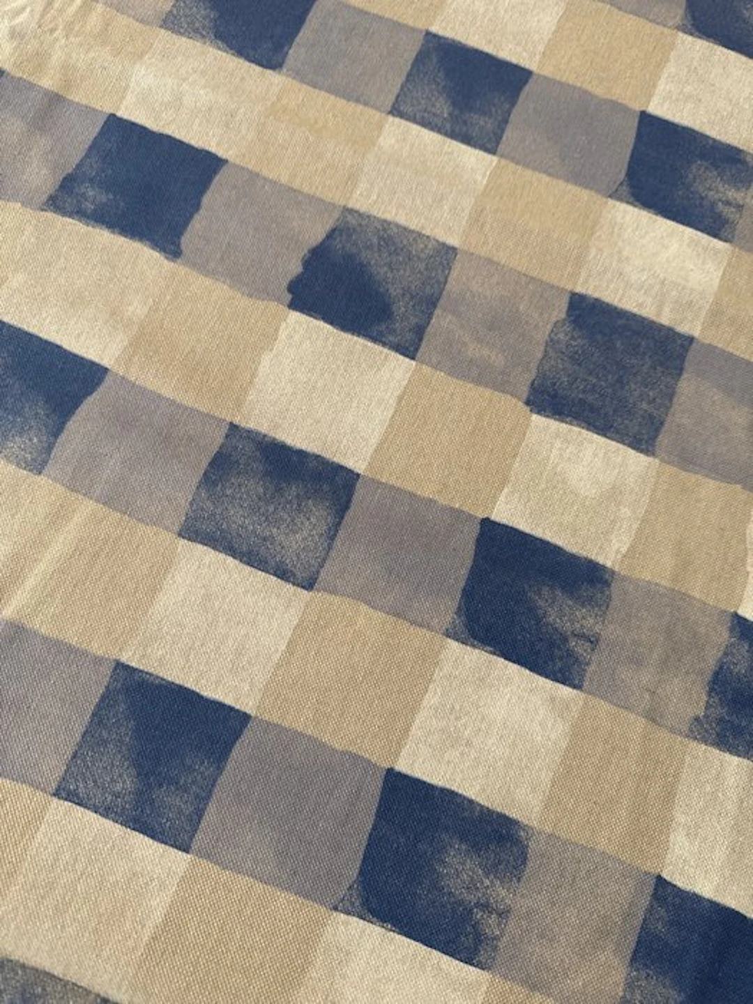 San Leucio top quality - exclusive blue-checked sofa...