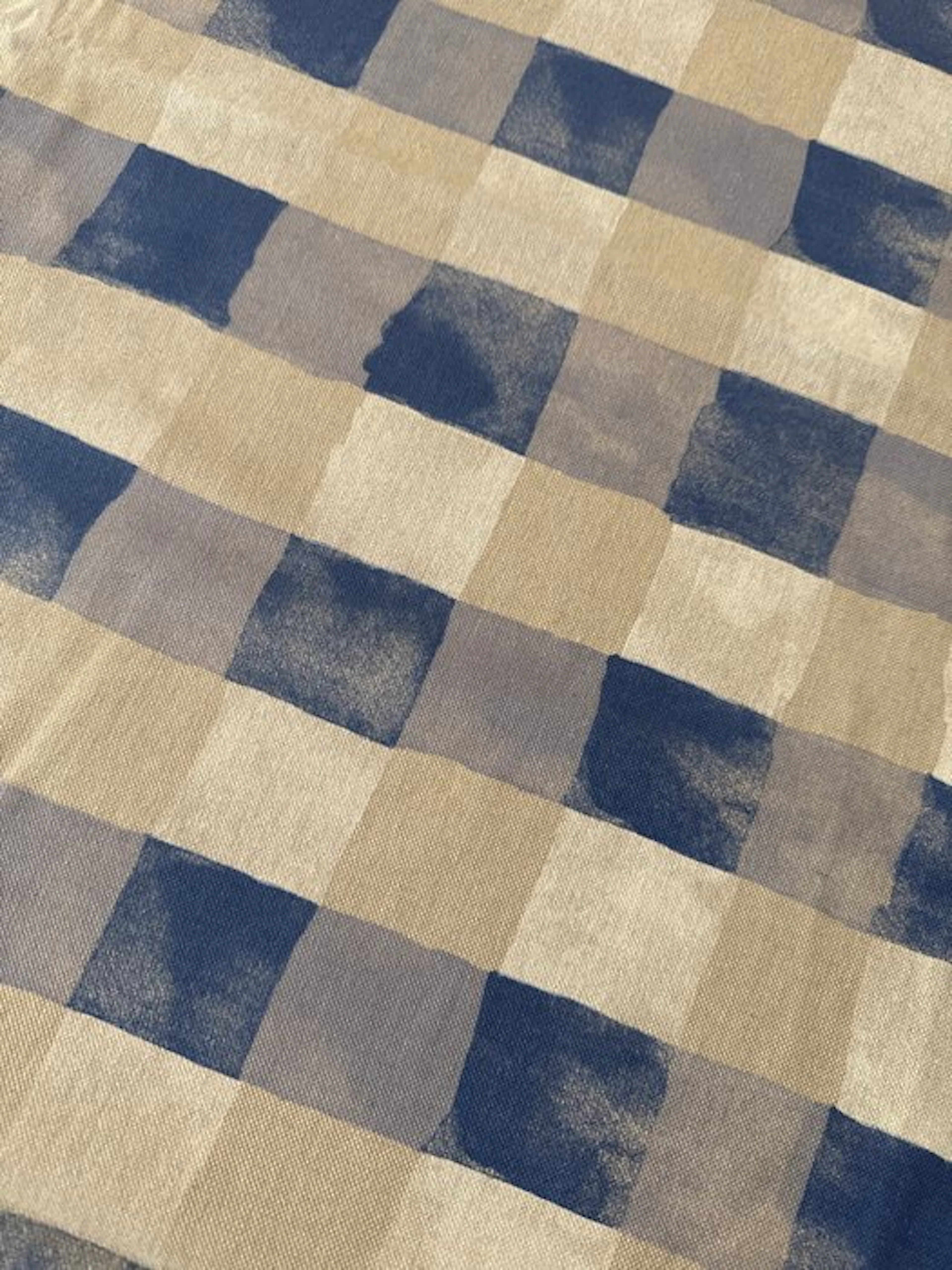 San Leucio top quality - exclusive blue-checked sofa...