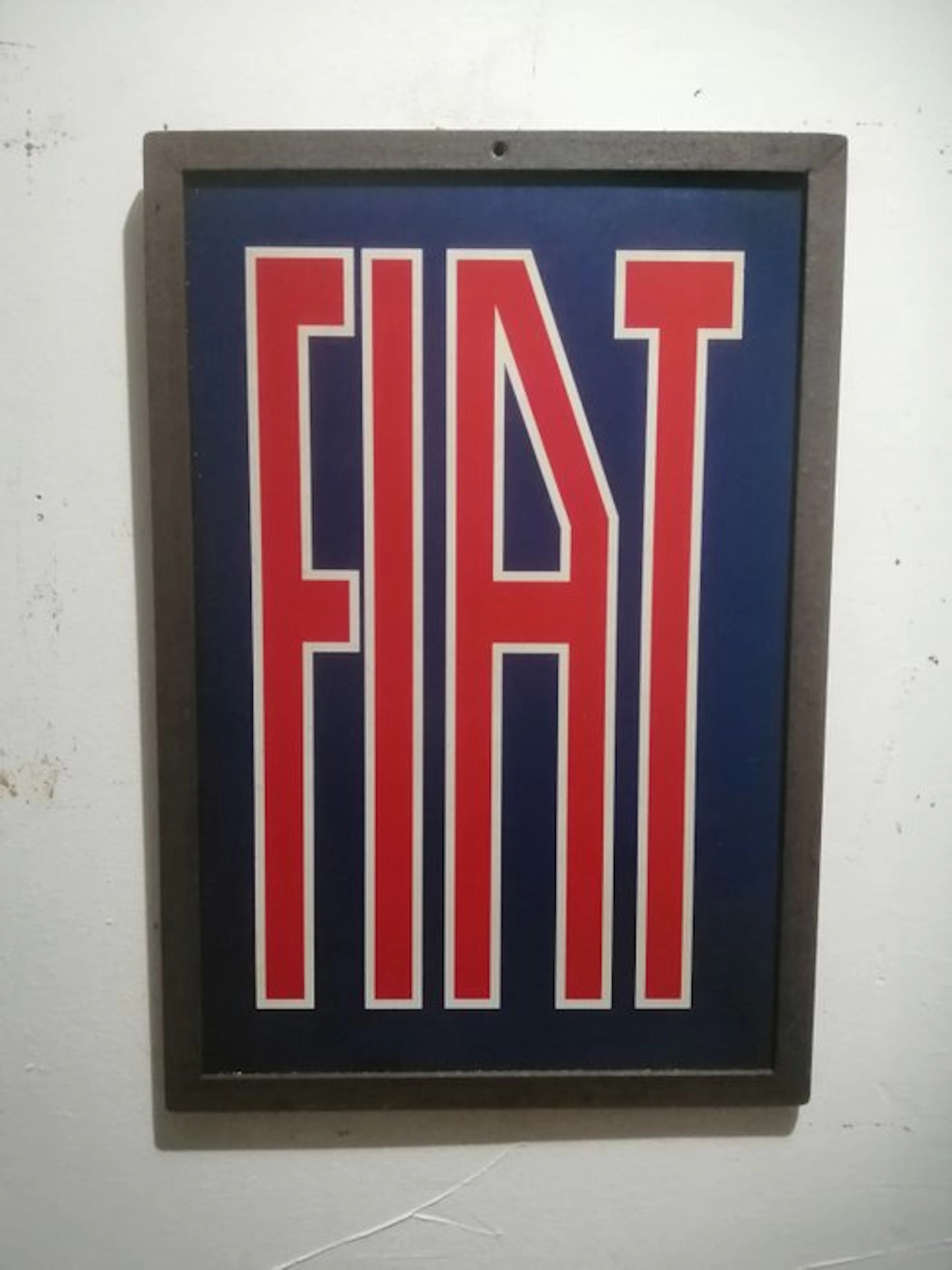 Fiat - Fiat 1970 - Fiat - Advertising sign - 1970 - Iron
