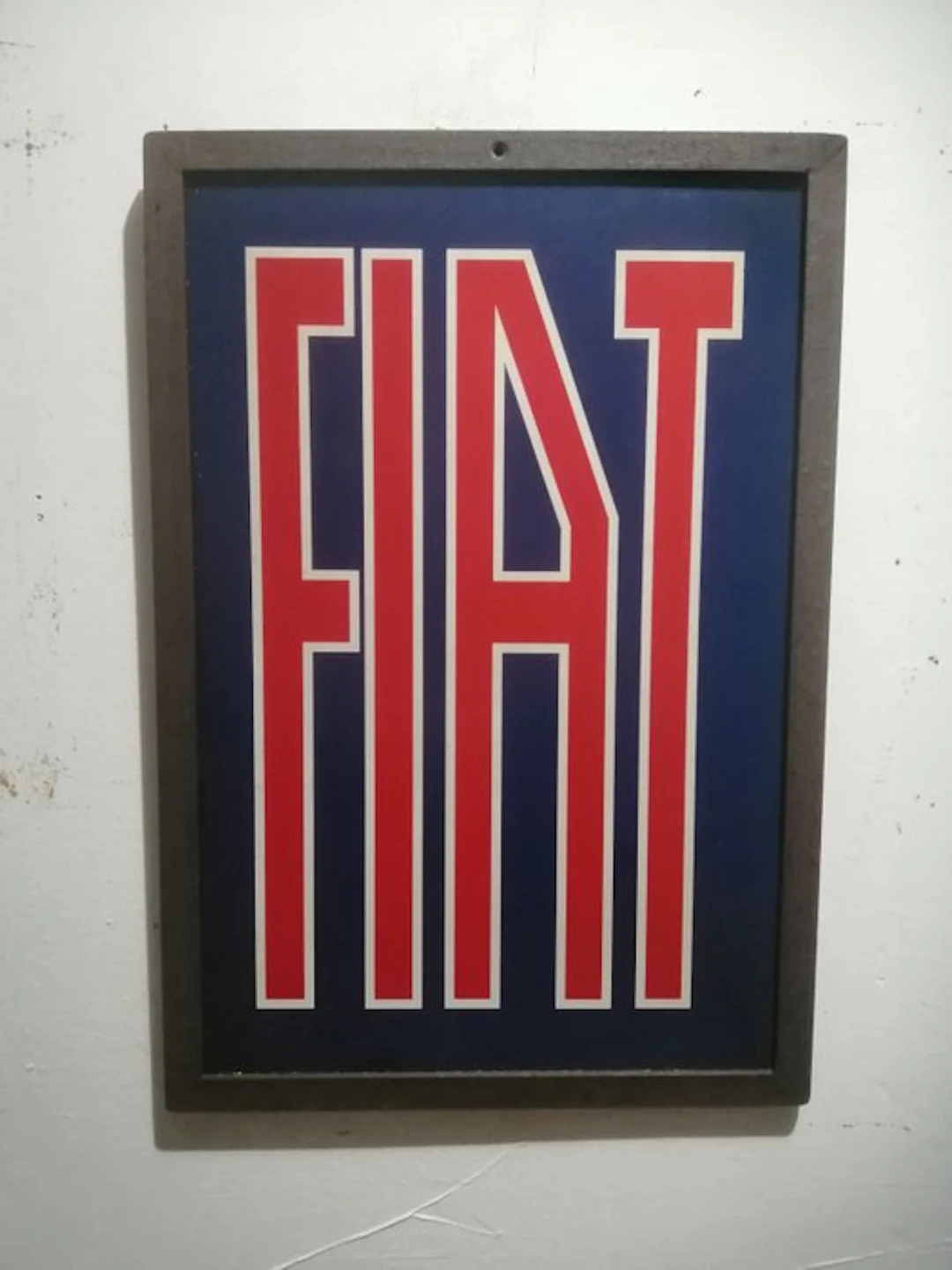 Fiat - Fiat 1970 - Fiat - Advertising sign - 1970 - Iron
