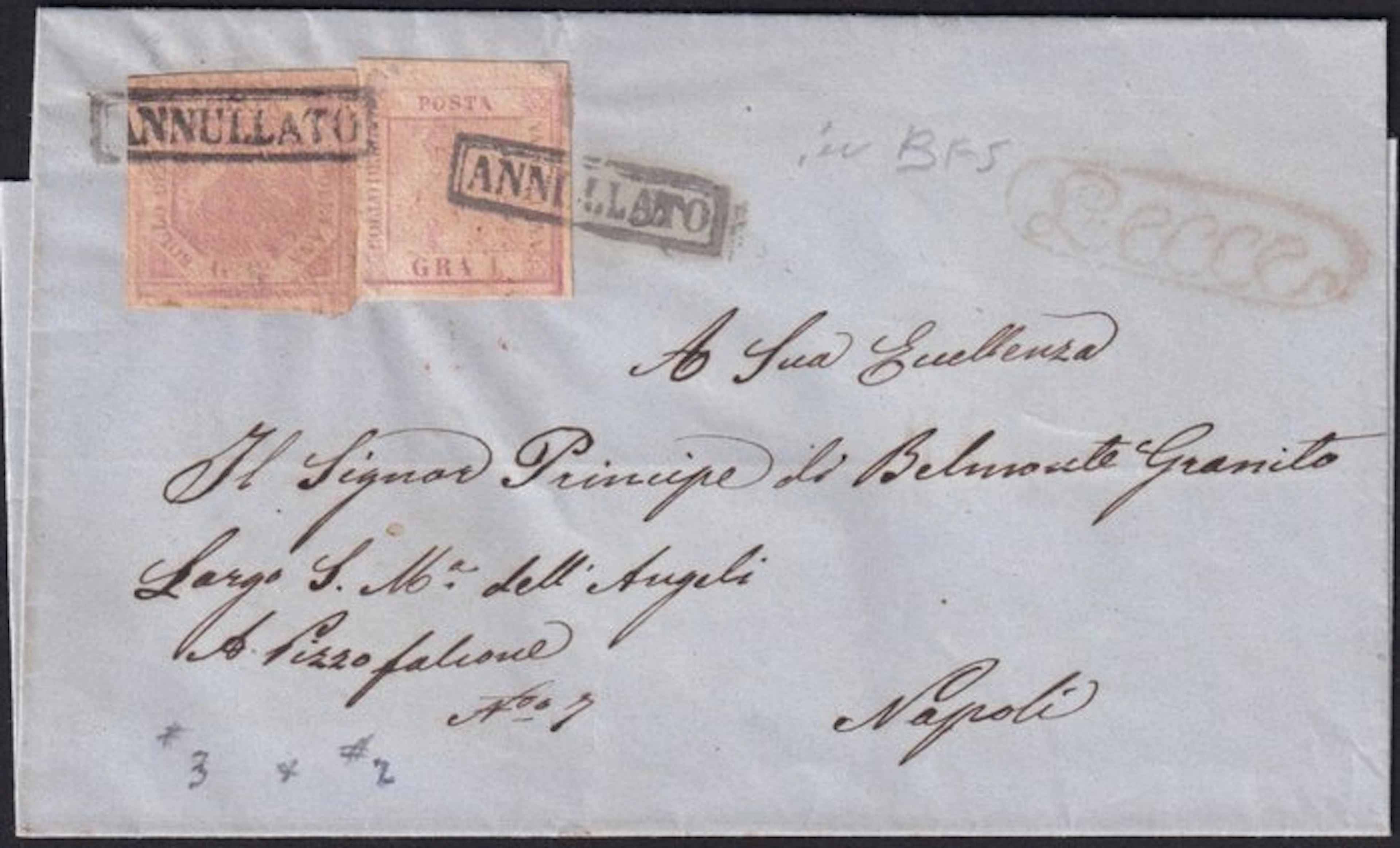 Italian Ancient States - Naples 1858 - I^ Tav 1 g + 2 g