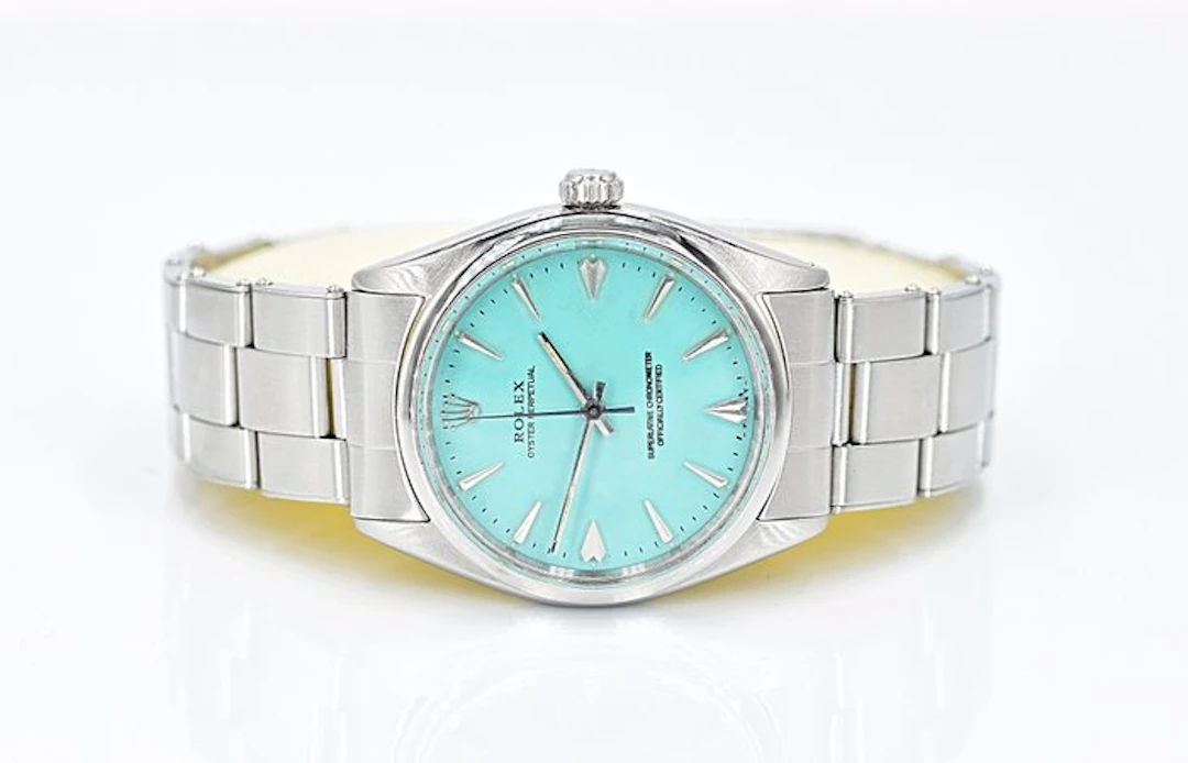 Rolex - Oyster Perpetual Tiffany Blue Dial - No reserve...