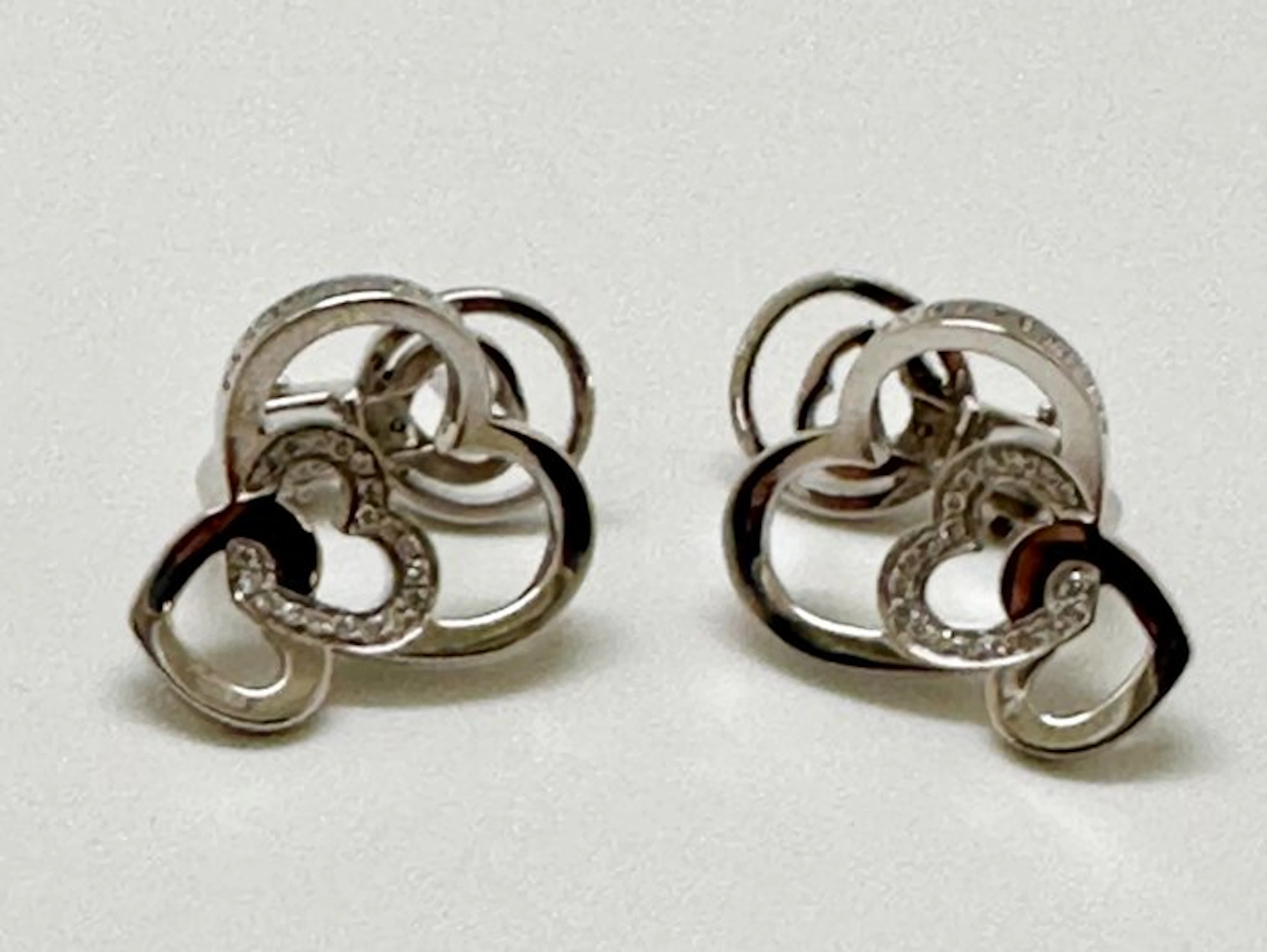 Pasquale Bruni - Earrings - diamanti - 18 kt. White gold - hearts