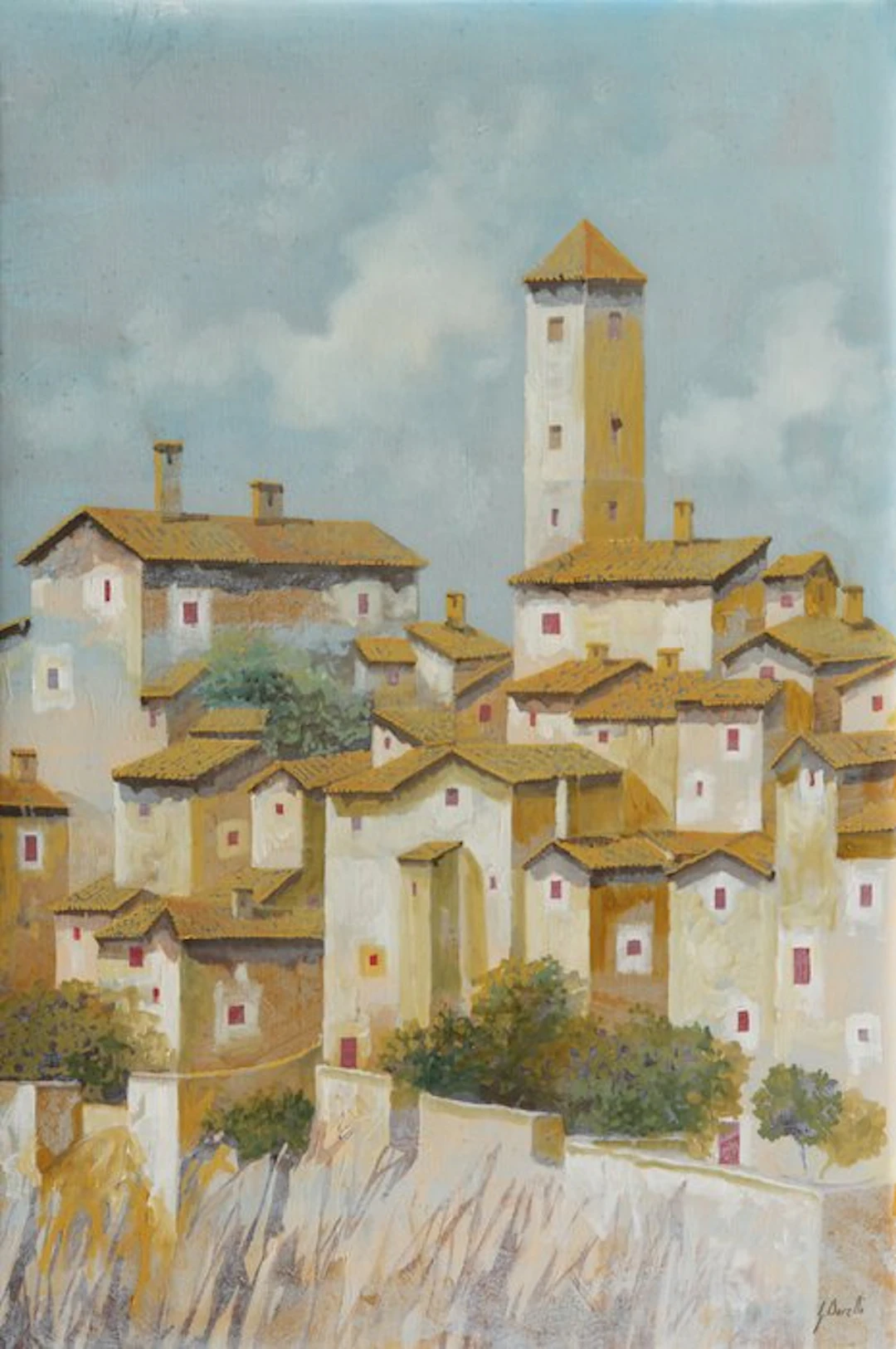 Guido Borelli - villaggio pallido