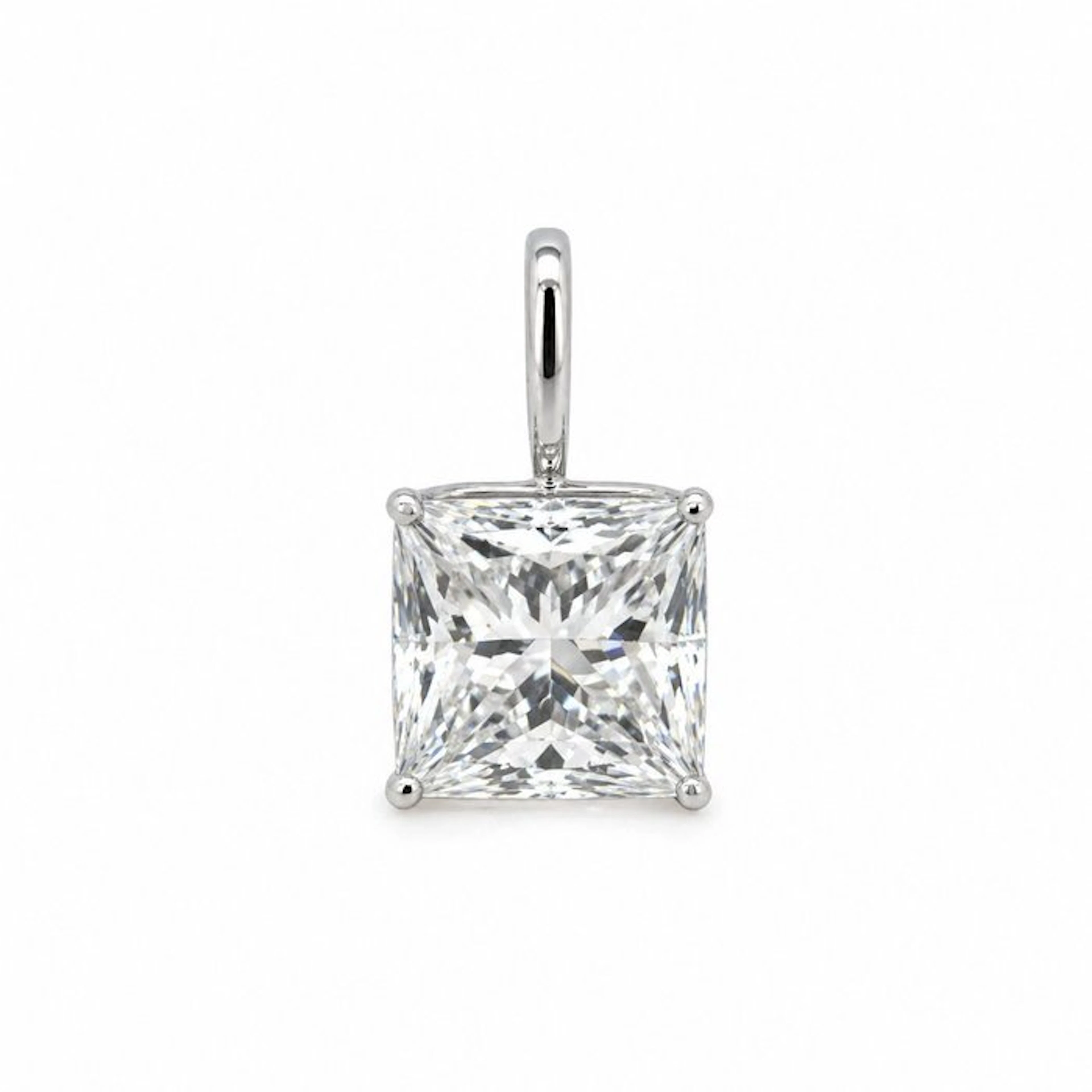 No reserve price - Pendant - 14 kt. White gold - 1.52ct. tw. Diamond