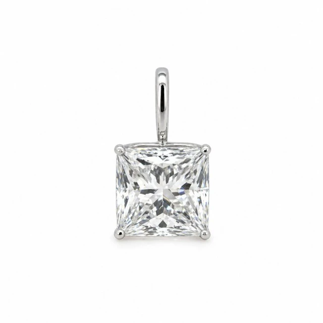 No reserve price - Pendant - 14 kt. White gold - 1.59ct. tw. Diamond