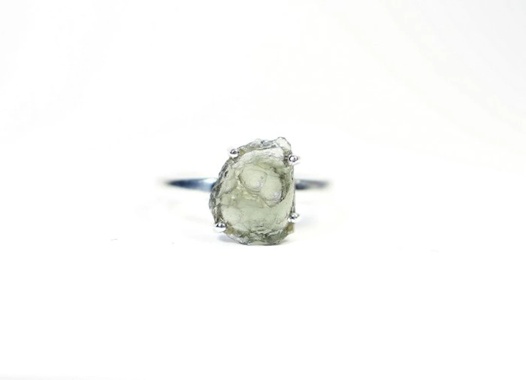 Ring Moldavite / new - 2.78 g - (1)
