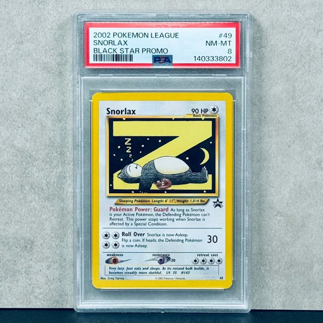 Pokémon Graded card - SNORLAX #49 2002 POKEMON LEAGUE...