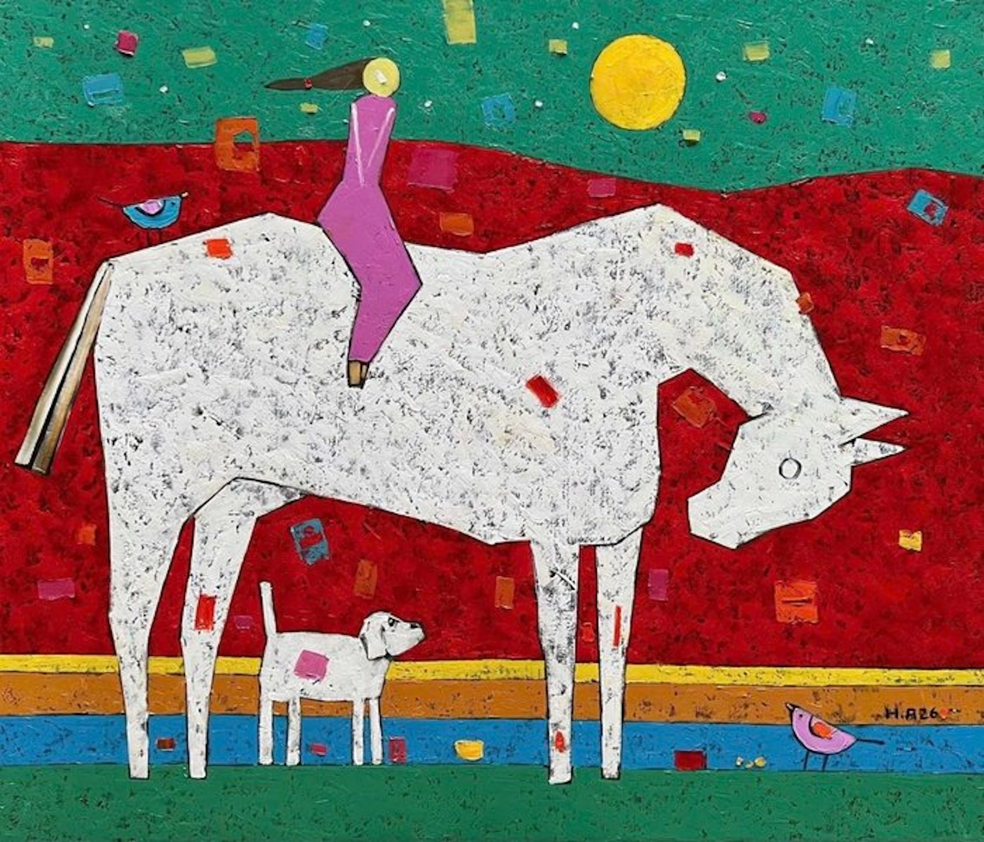 Hoang Anh - Le Cavalier Rose ↑120 →140 cm
