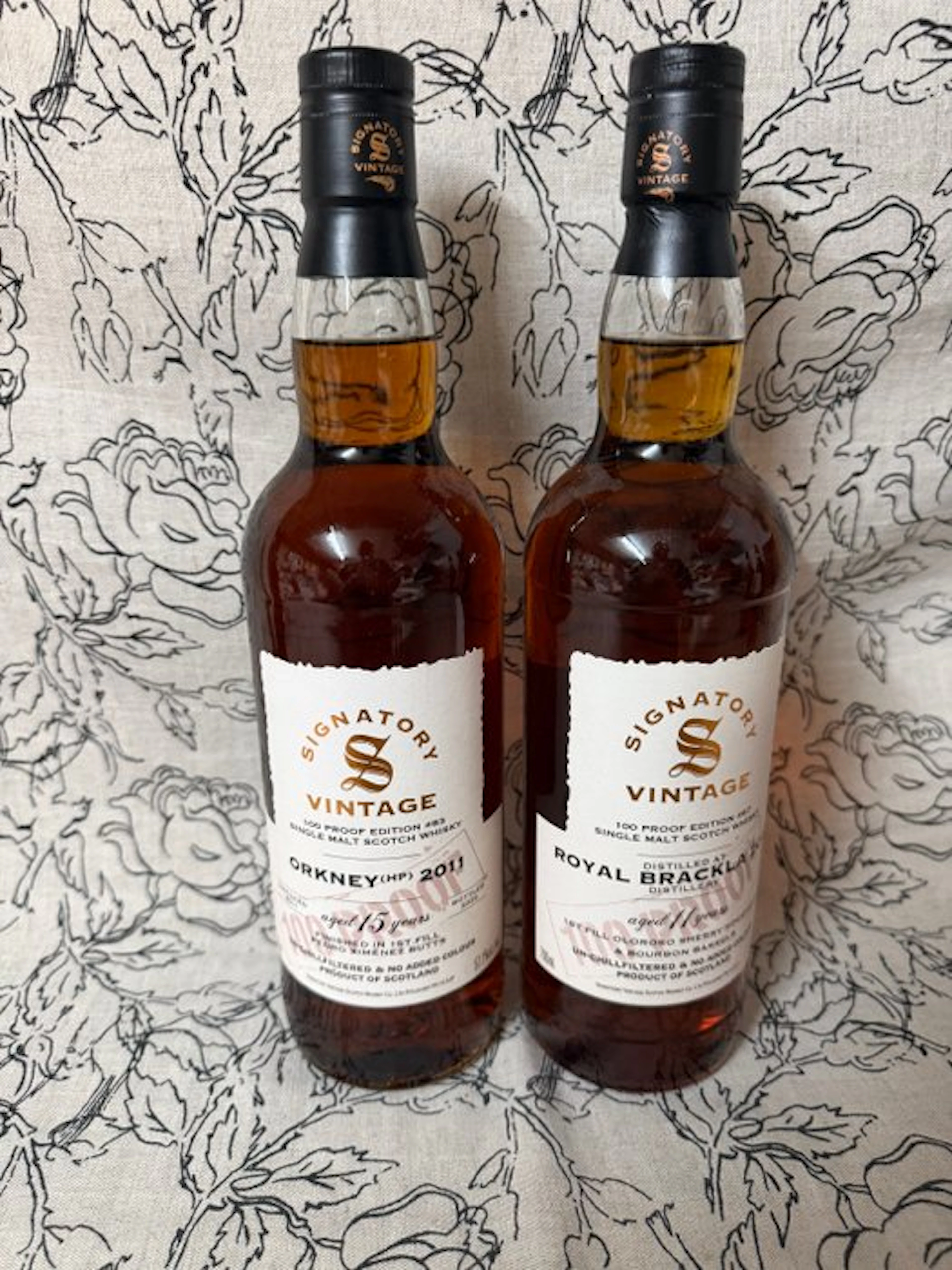 Orkney 2011 15yo + Royal Brackla 2014 11yo - 100 Proof...