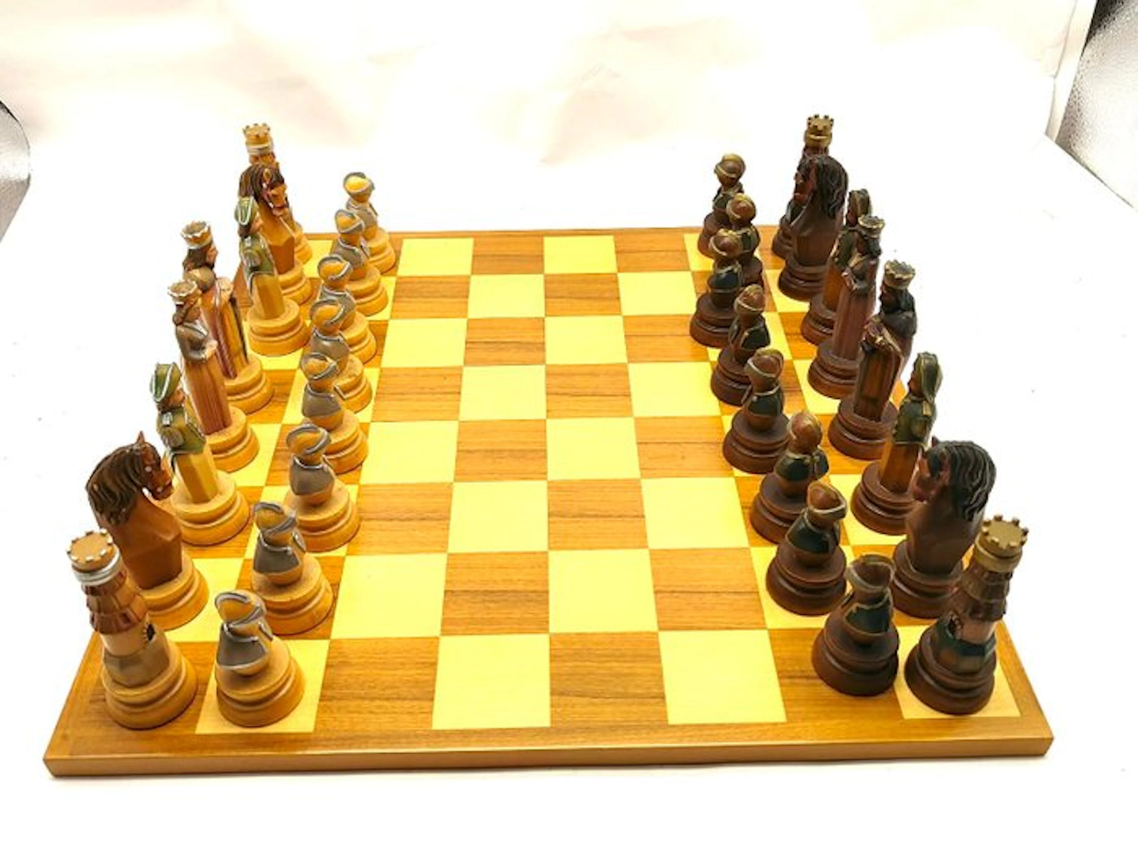 Chess set - Handcrafted wooden chess set