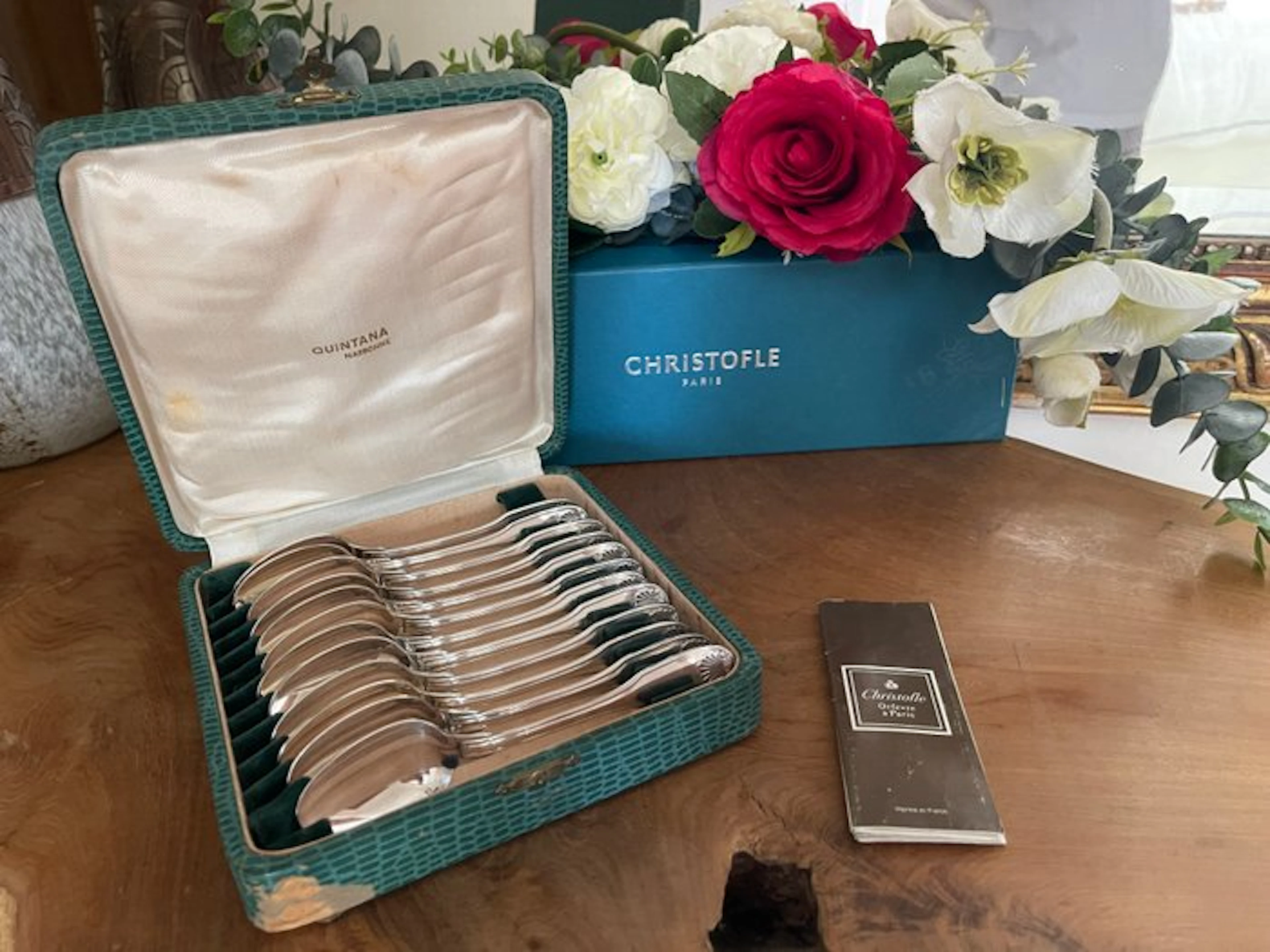 Christofle - Spoon - Set of 12 coffee spoons