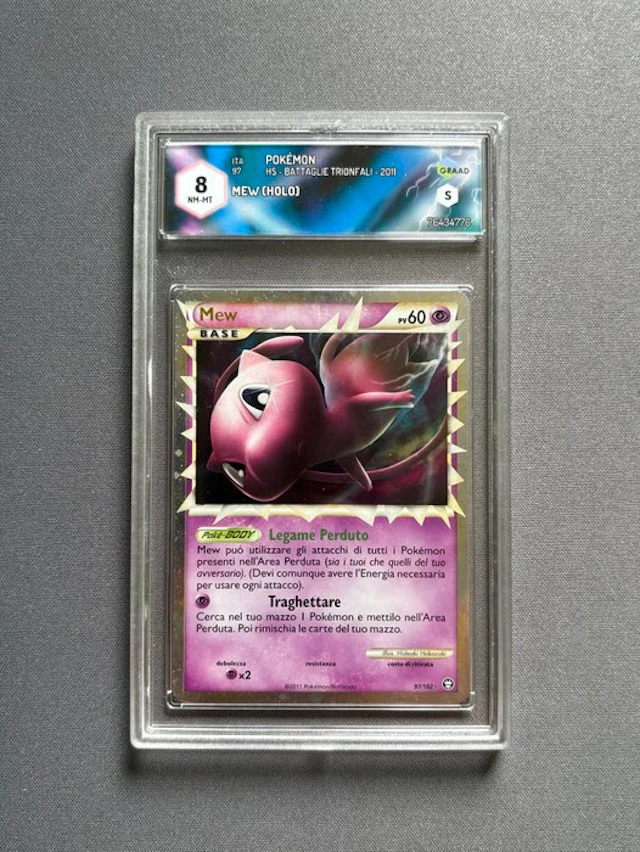 Pokémon Card Mew Prime 97/102 TM Ita HS Battaglie Trionfali GRAAD