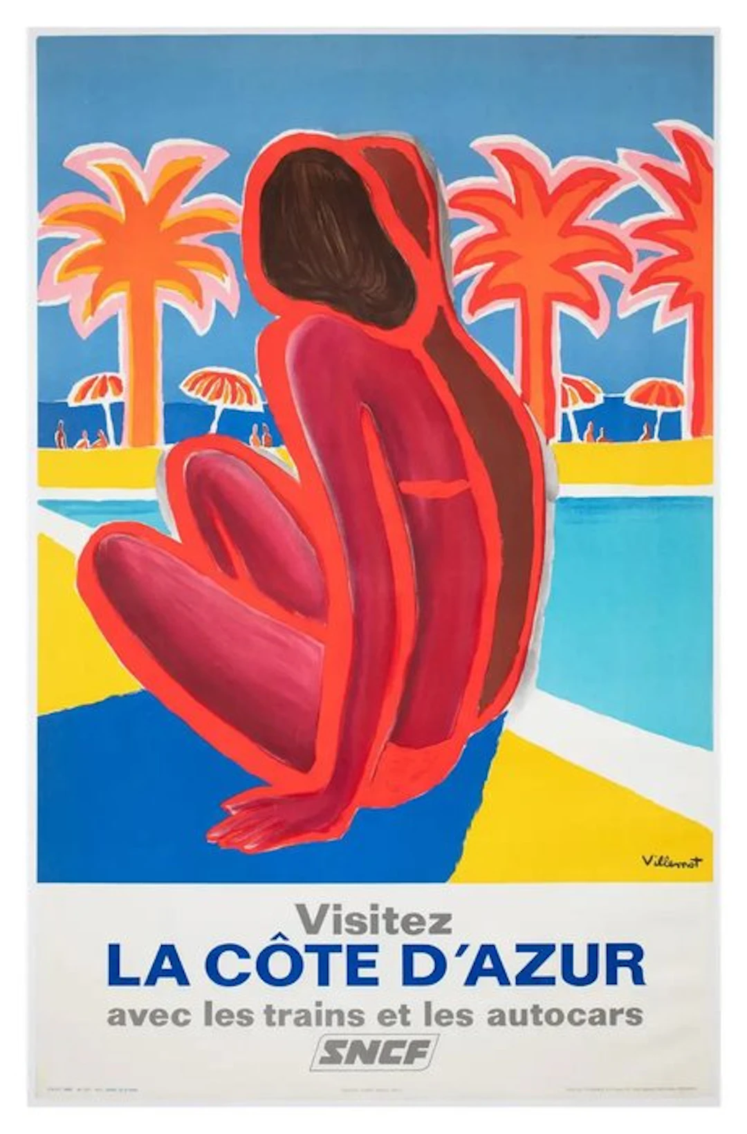 Bernard Villemot - Visitez la Côte d'Azur