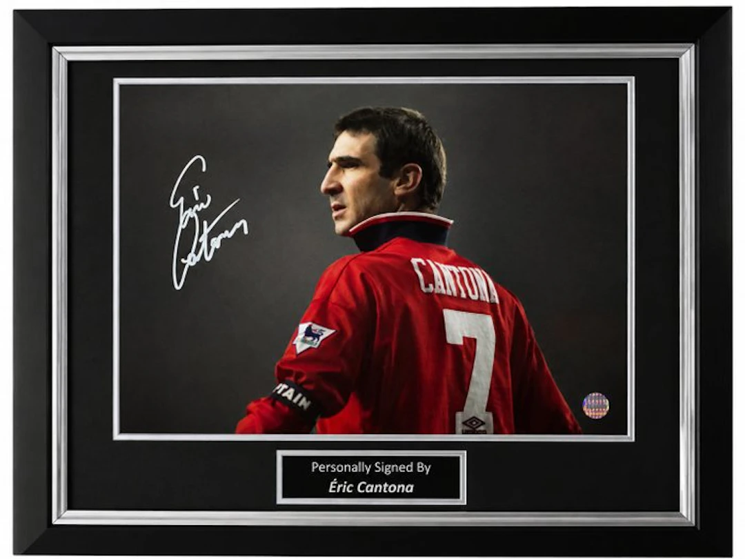 Manchester United - Premier League - Eric Cantona Signed...