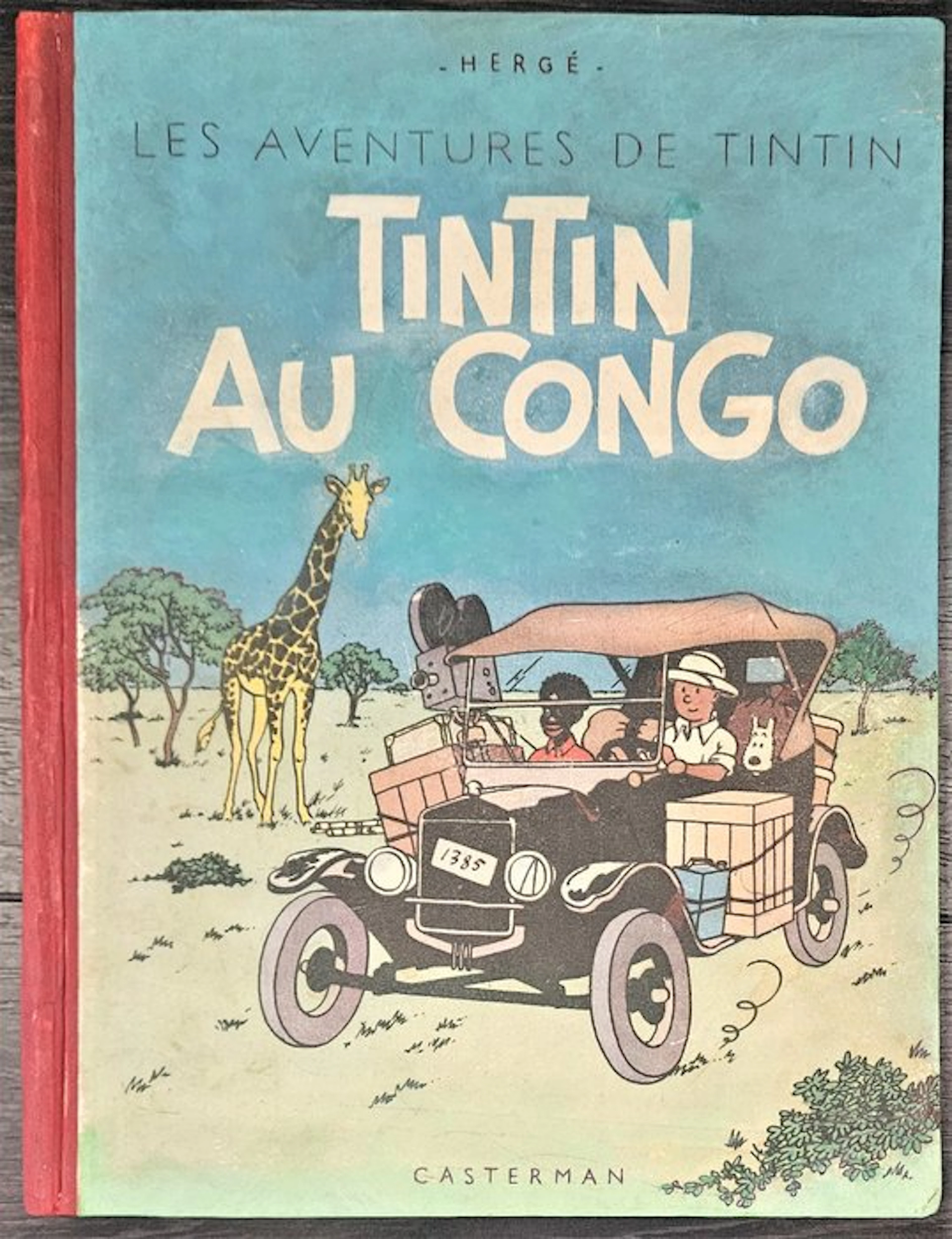 Tintin T2 - Tintin au Congo N&B (A18 ) - 1 Album (restored) - Reprint - 1942