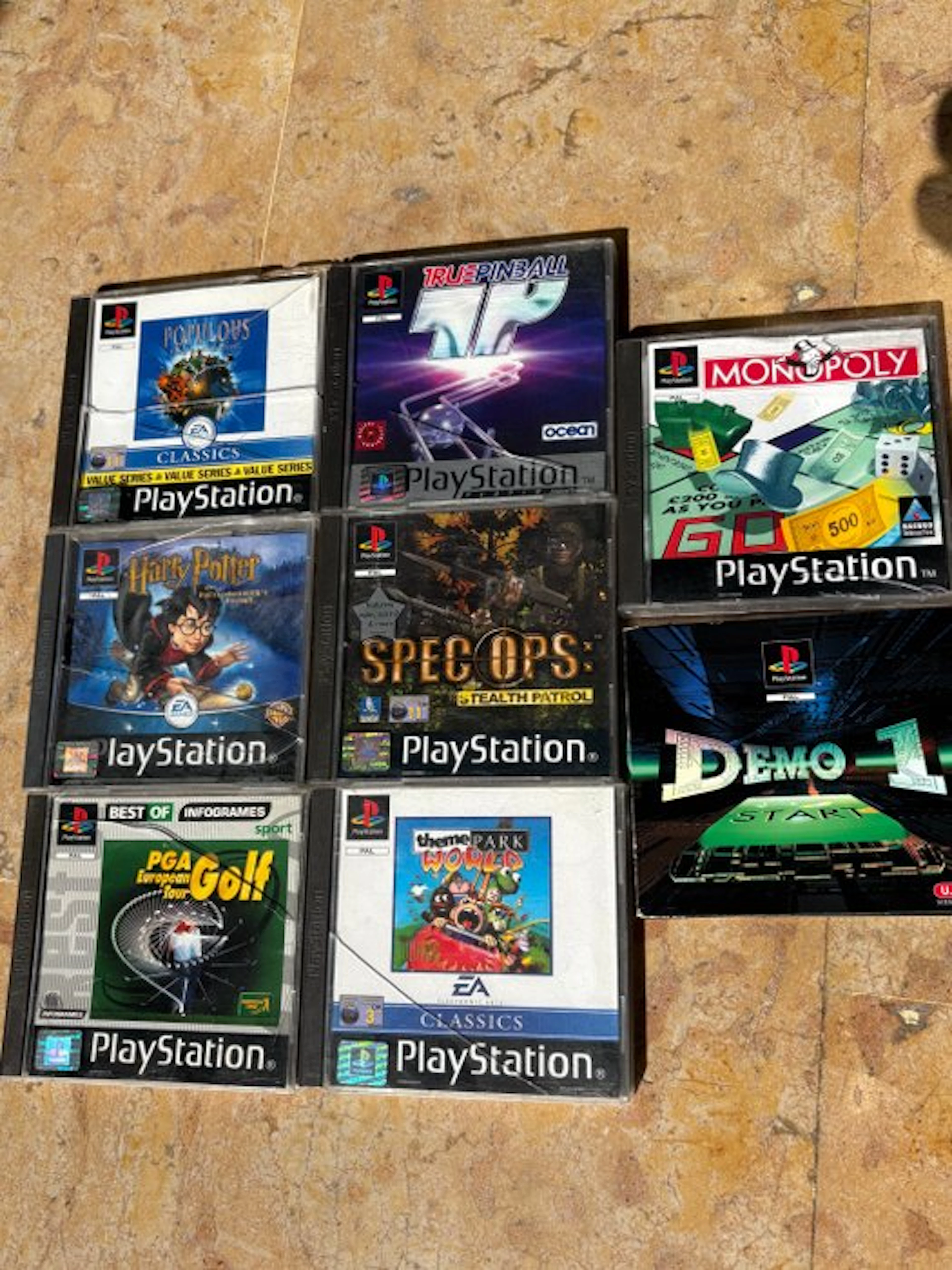 Sony - Playstation 1 (PS1) - Lote PlayStation 7 juegos y 1 demo - Video game