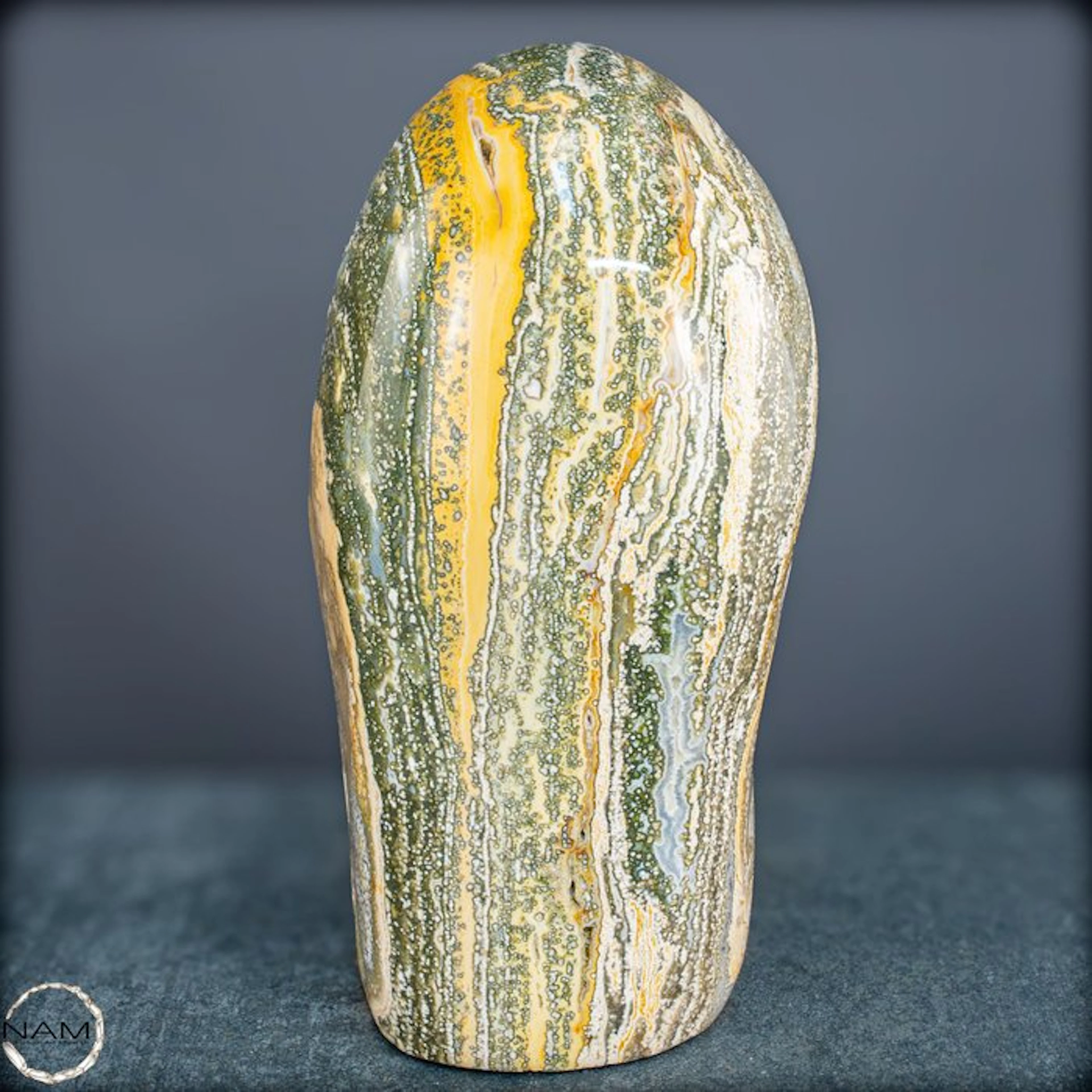 Ocean Jasper Freeform – a riot of color and natural...