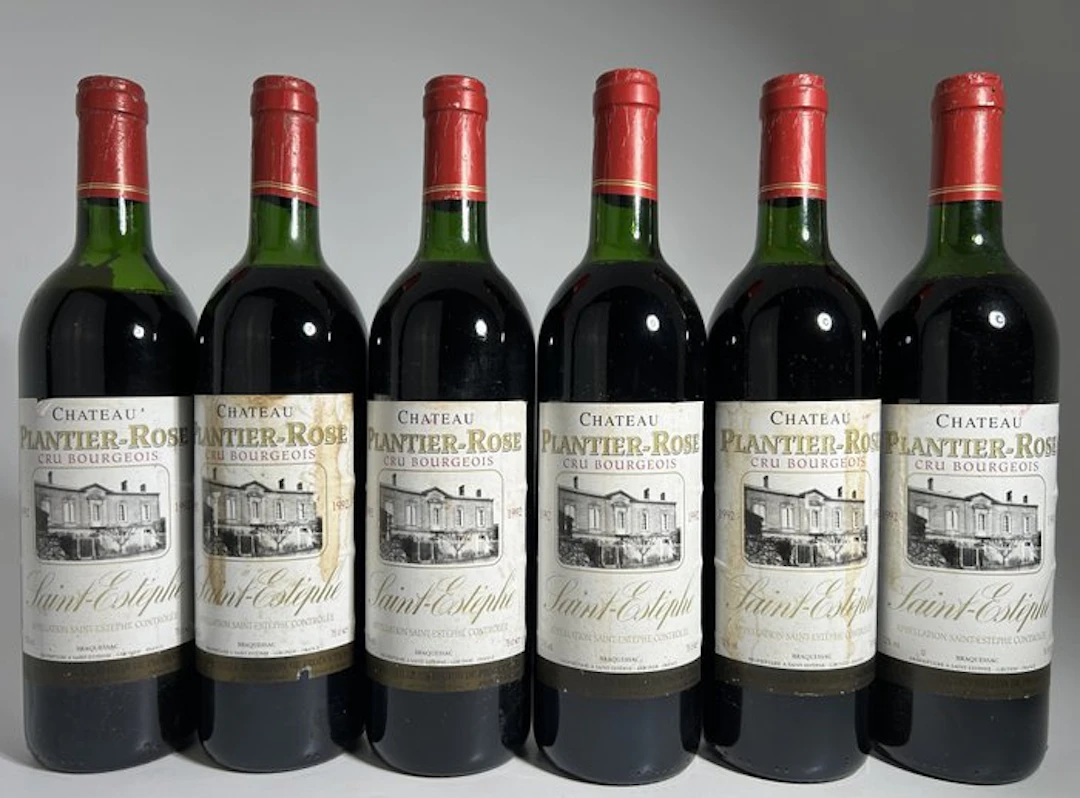1992 Château Plantier-Rose - Saint-Estèphe Cru Bourgeois - 6 Bottles (0.75L)