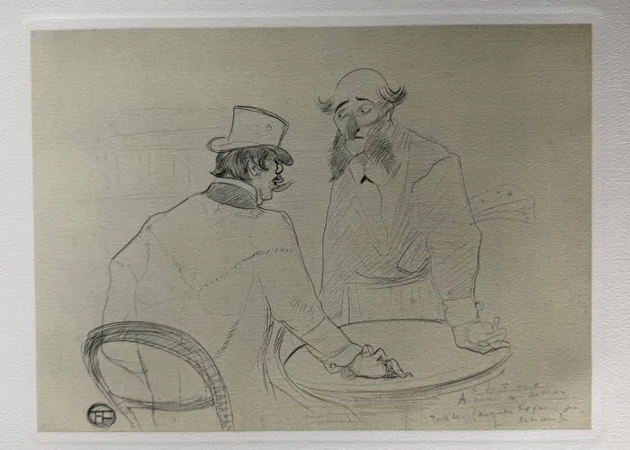 Henri De Toulouse-Lautrec (1864-1901) - Au Café de Bordeaux