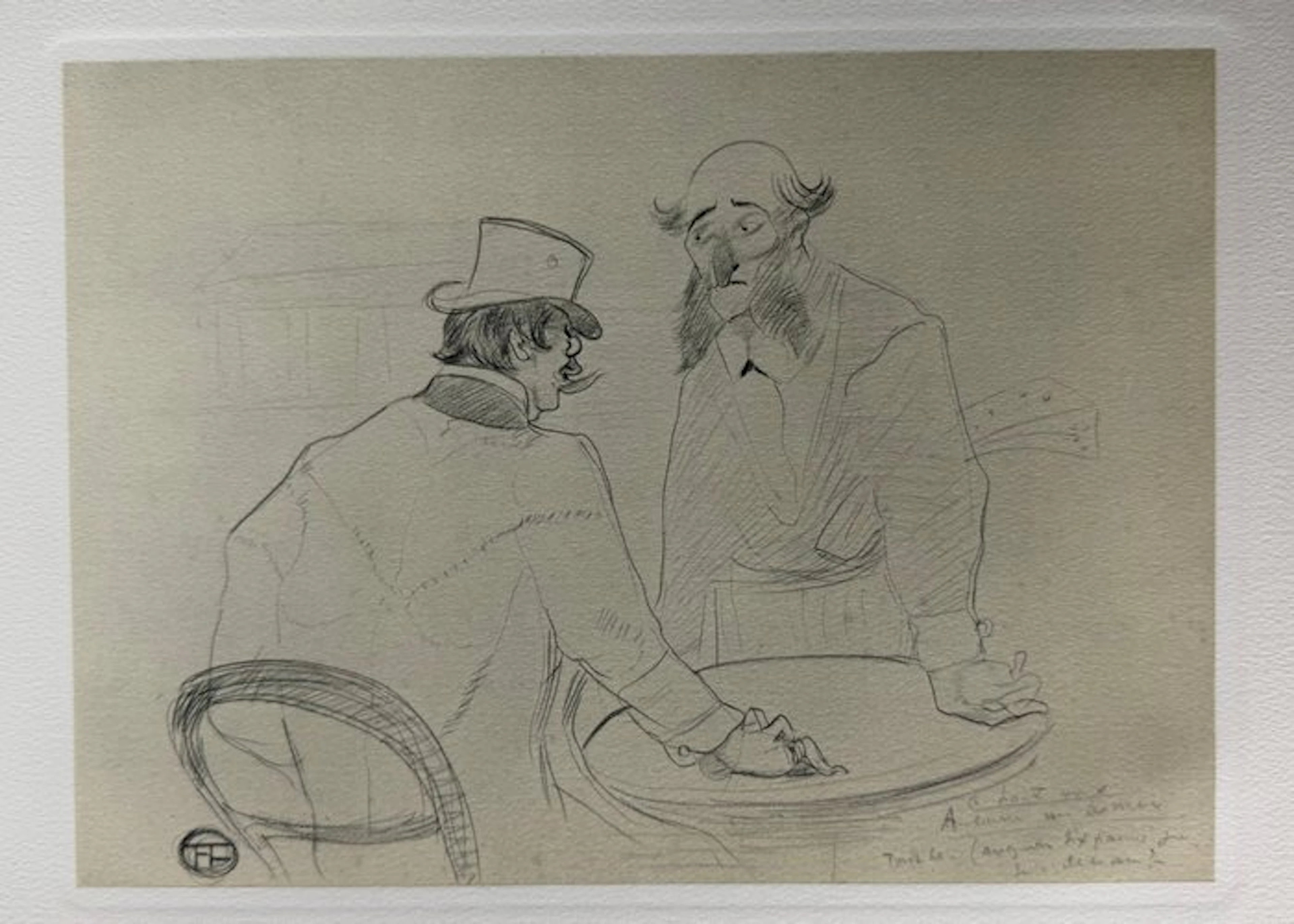 Henri De Toulouse-Lautrec (1864-1901) - Au Café de Bordeaux