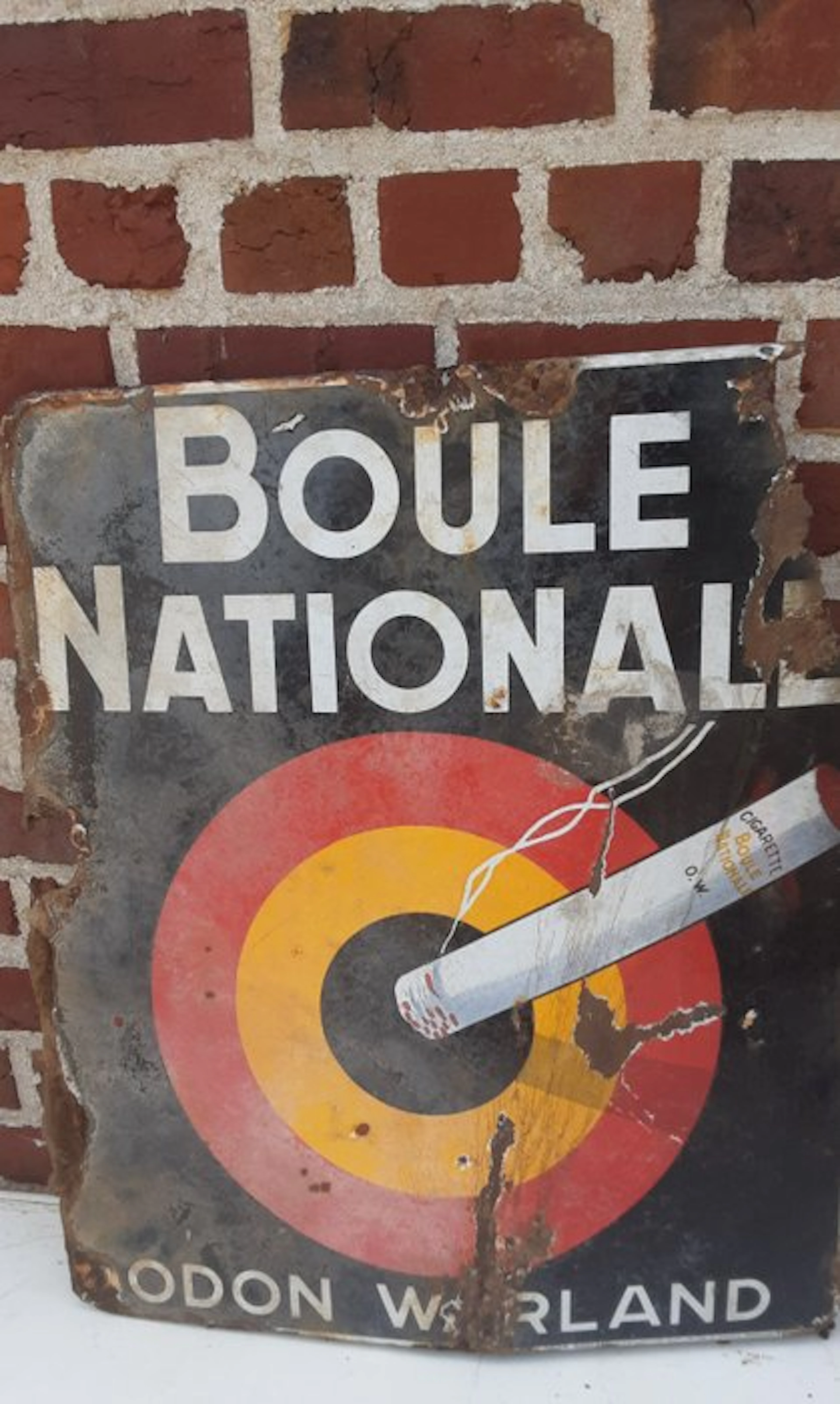 Boule Nationale - Advertising sign - Enamel