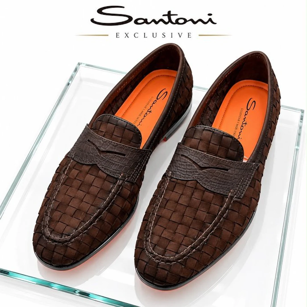 Santoni - Loafers - Size: EU 44.5 - New in box