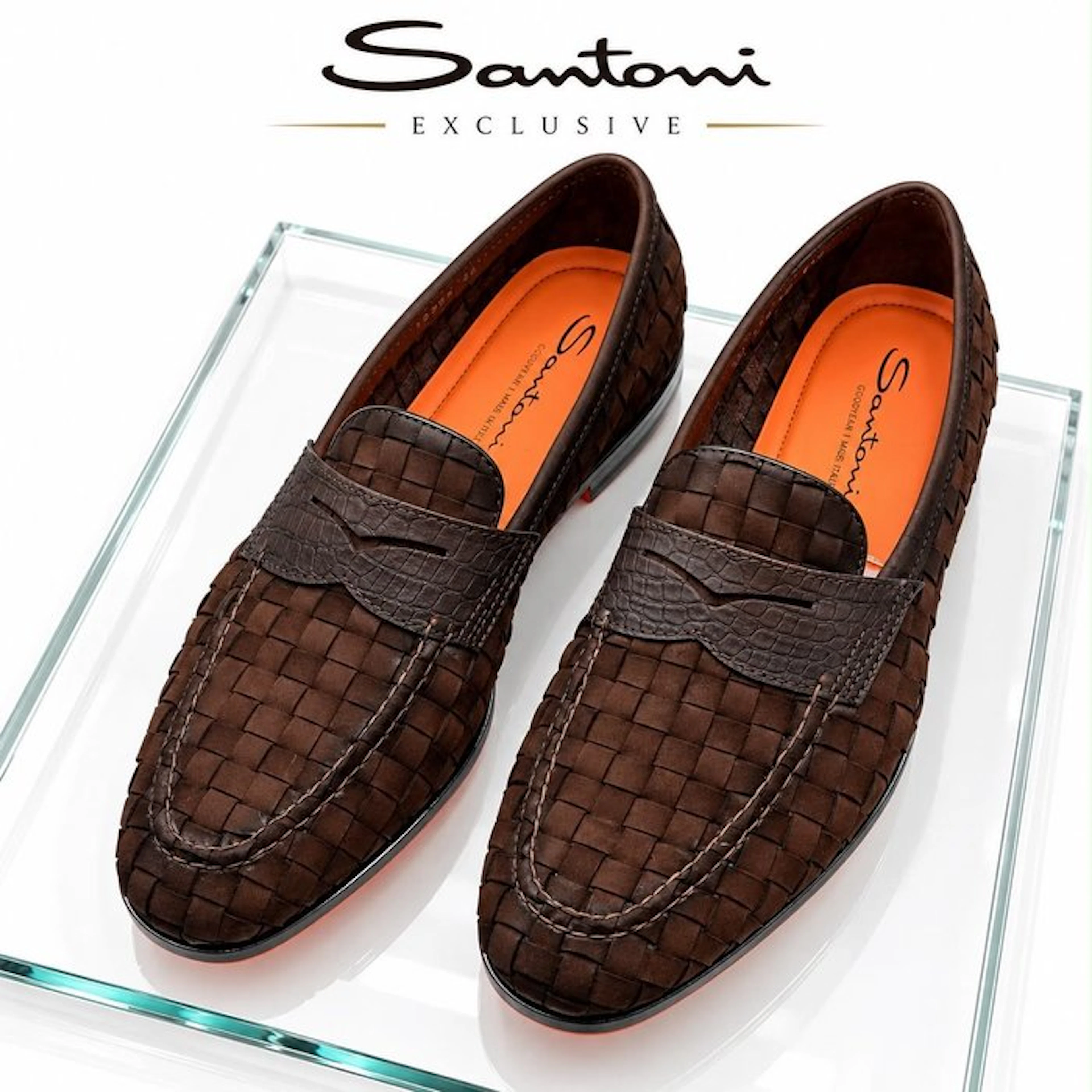 Santoni - Loafers - Size: EU 44.5 - New in box