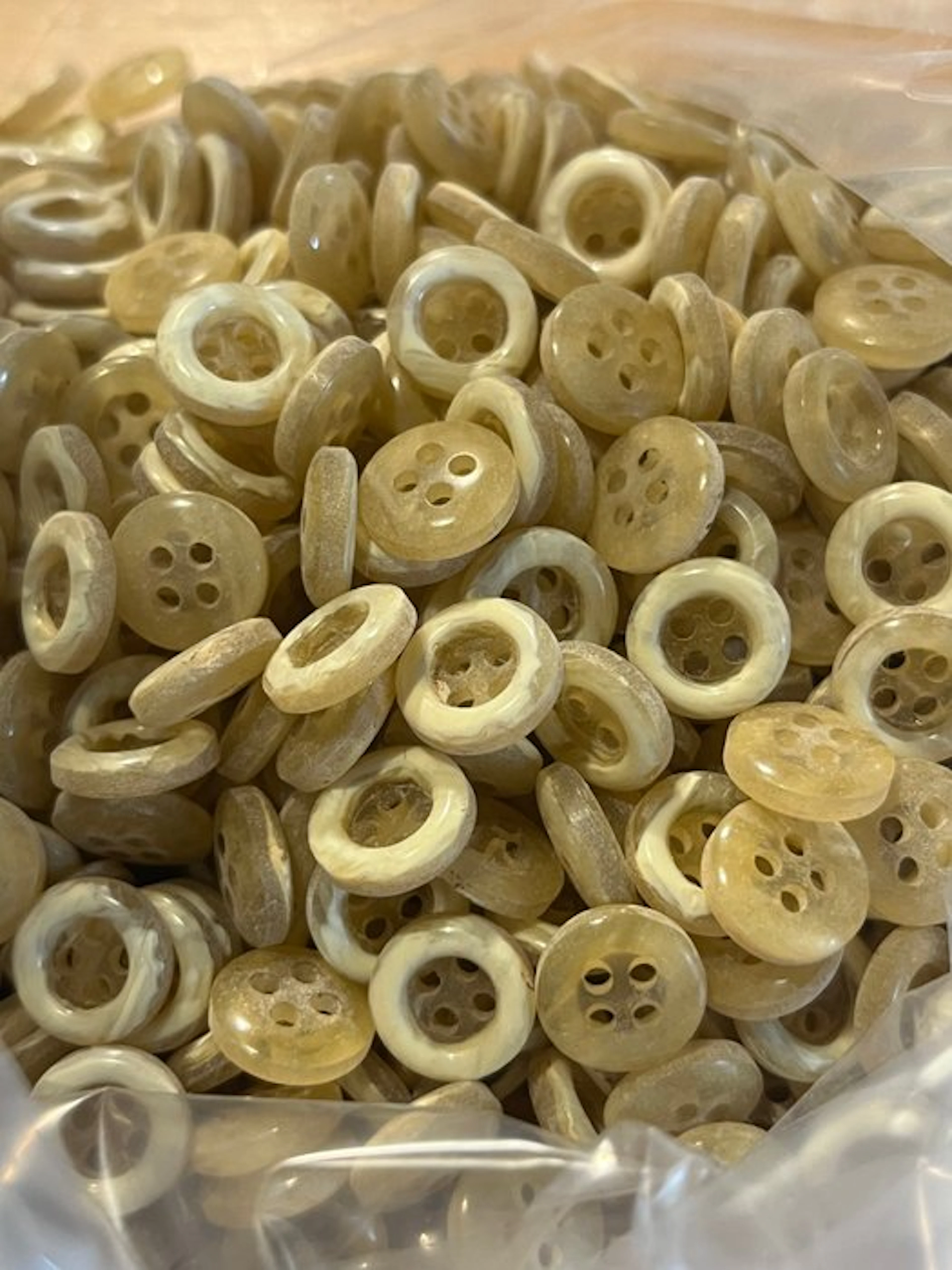 Themed collection - Mother-of-pearl buttons for the top...